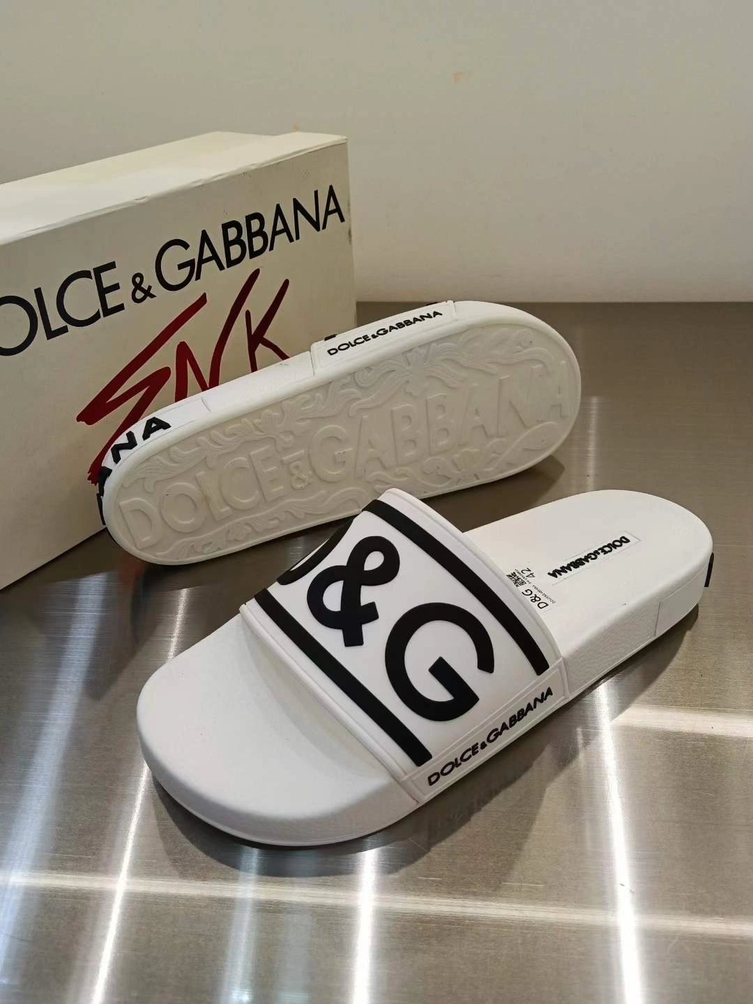 Men Women D*G LOW Slippers 20230814- Stretchable 5917