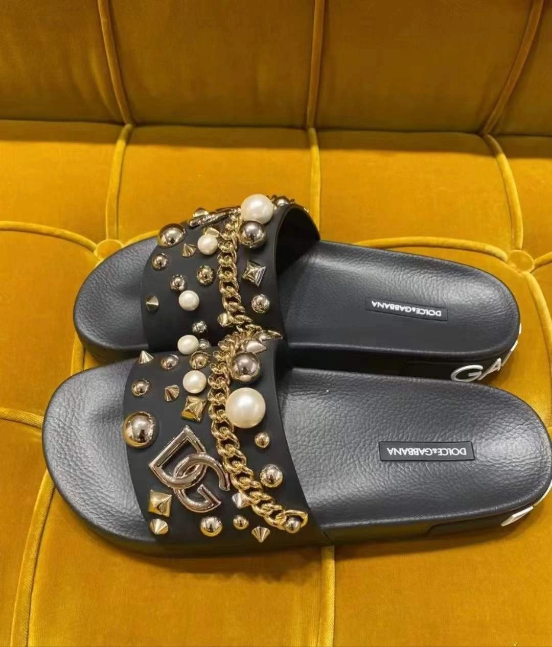 Classic Men Women D*G LOW Slippers 20230814- 5915