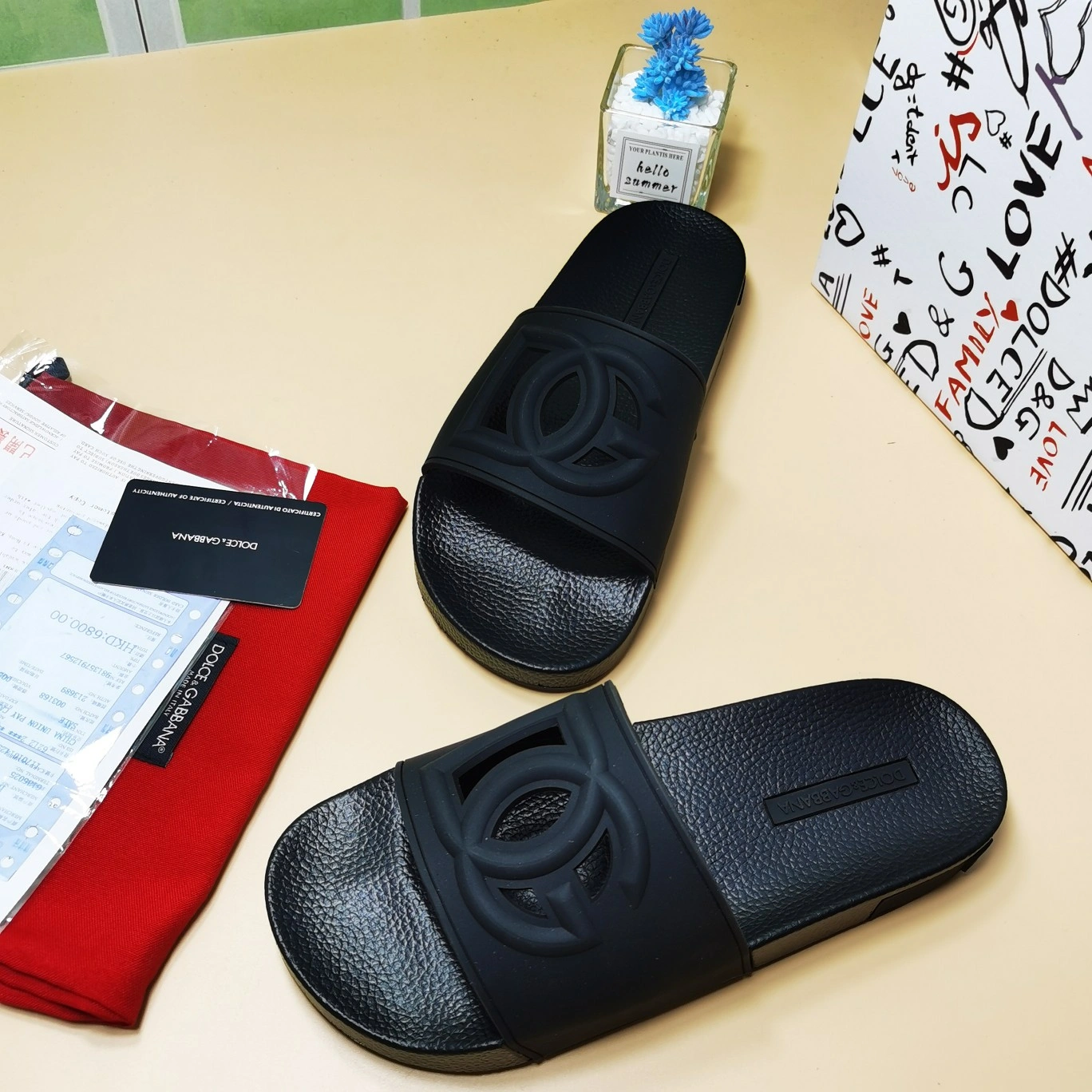 FreshLook Men Women D*G LOW Slippers 20230814- 5913