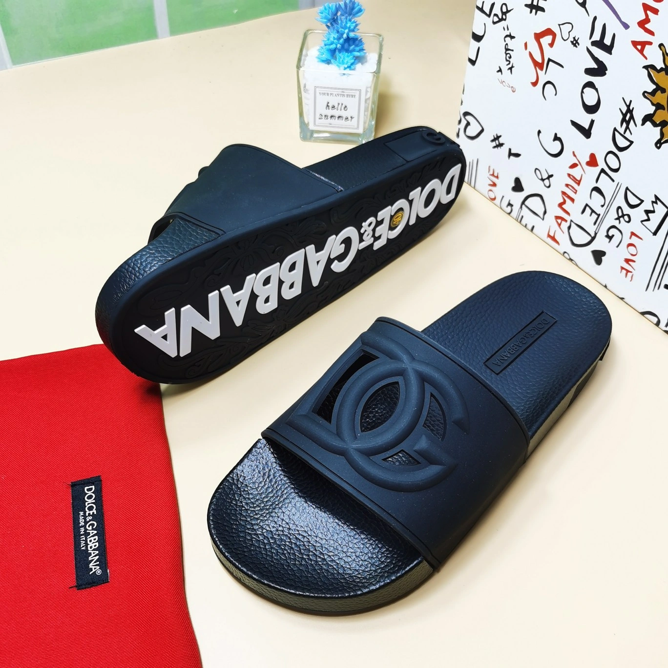 FreshLook Men Women D*G LOW Slippers 20230814- 5913