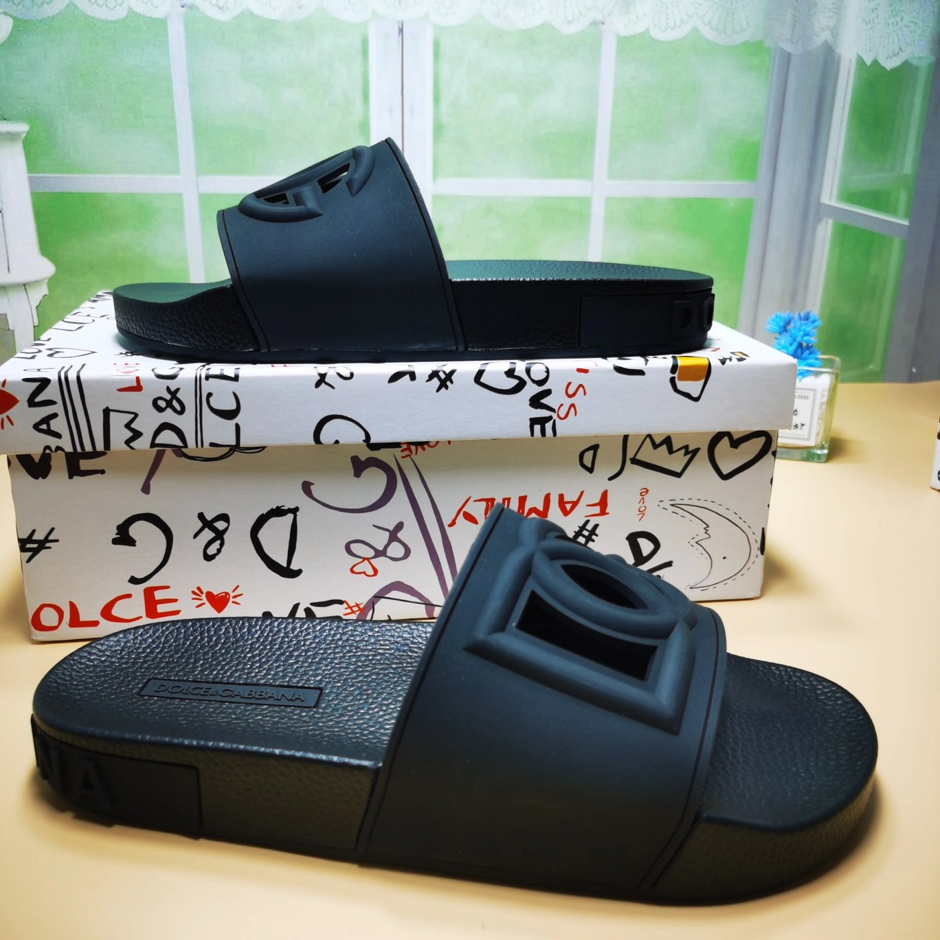 FreshLook Men Women D*G LOW Slippers 20230814- 5913