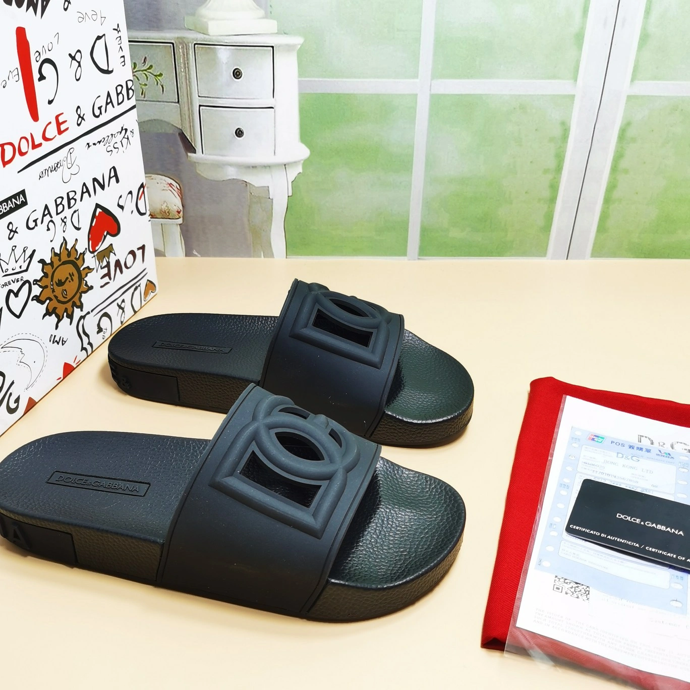FreshLook Men Women D*G LOW Slippers 20230814- 5913