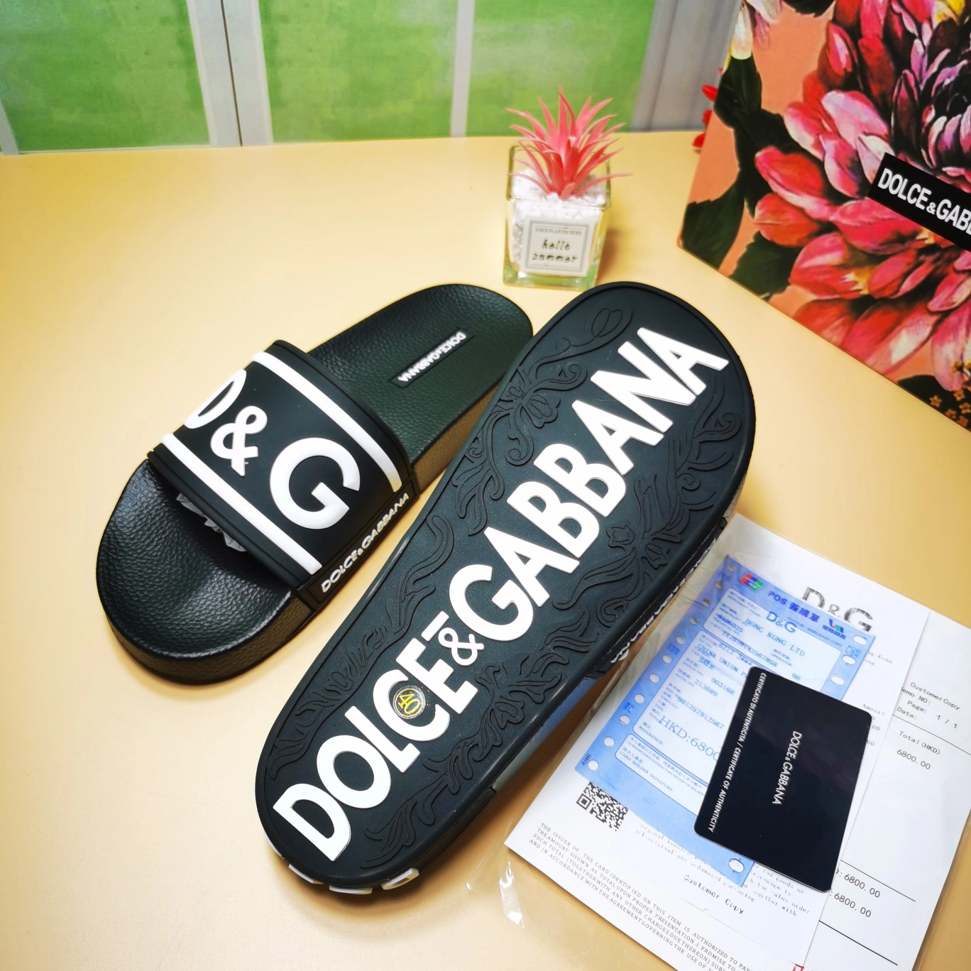 Compact Men Women D*G LOW Slippers 20230814- 5911
