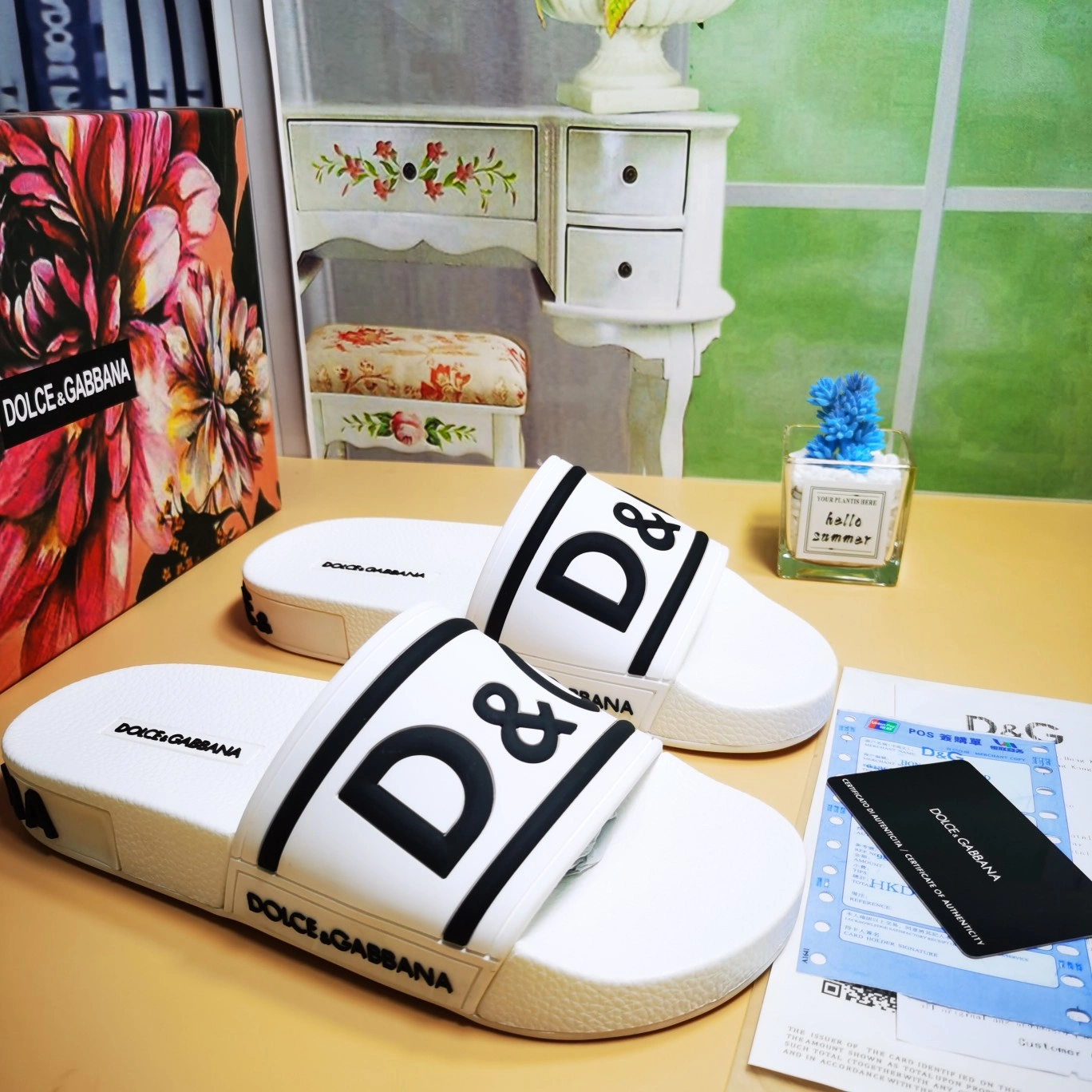 Chic Men Women D*G LOW Slippers 20230814- 5910