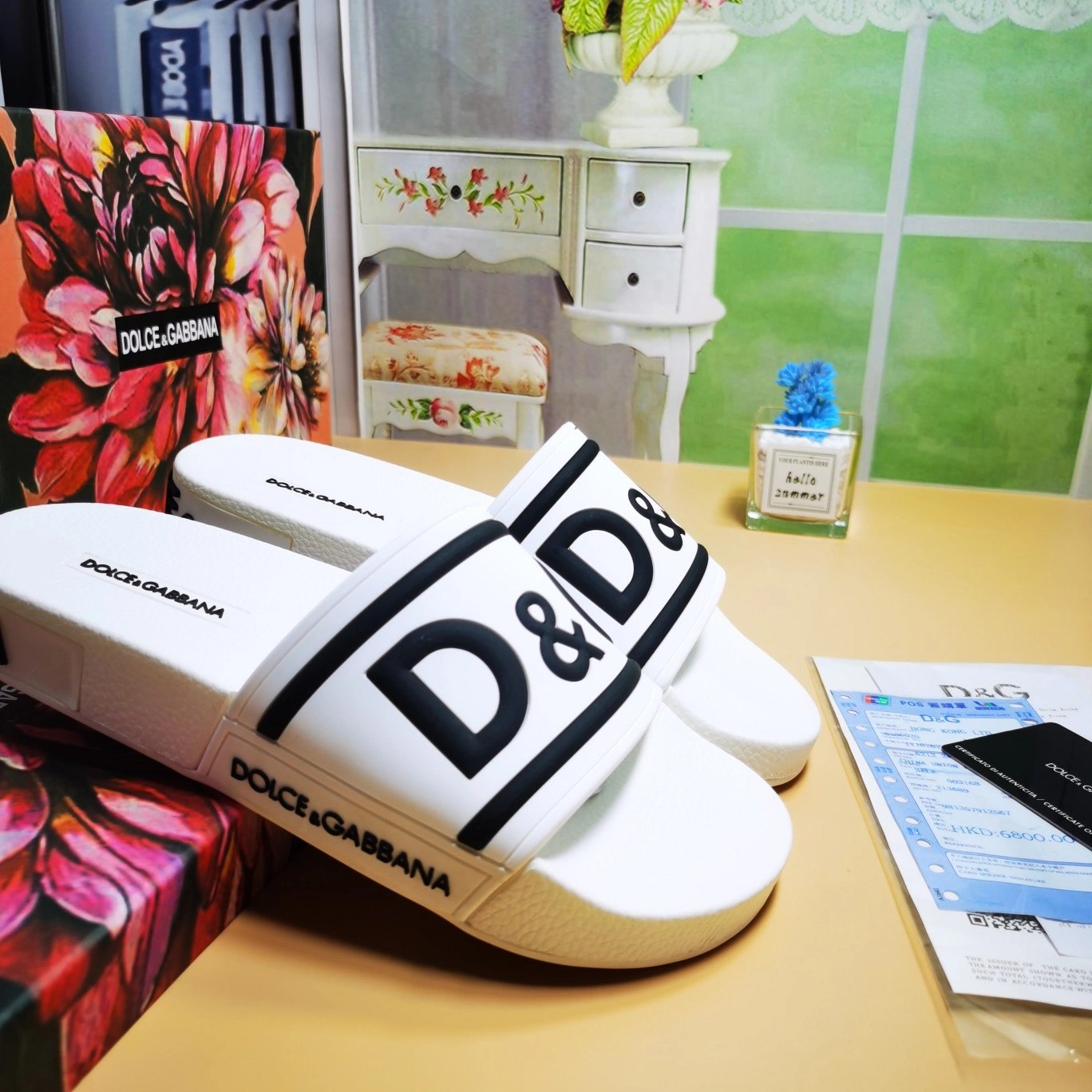 Chic Men Women D*G LOW Slippers 20230814- 5910