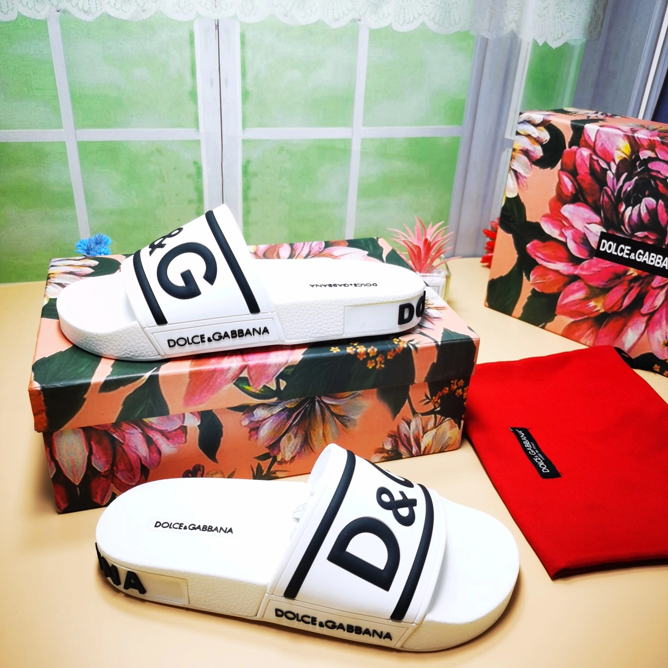 Chic Men Women D*G LOW Slippers 20230814- 5910