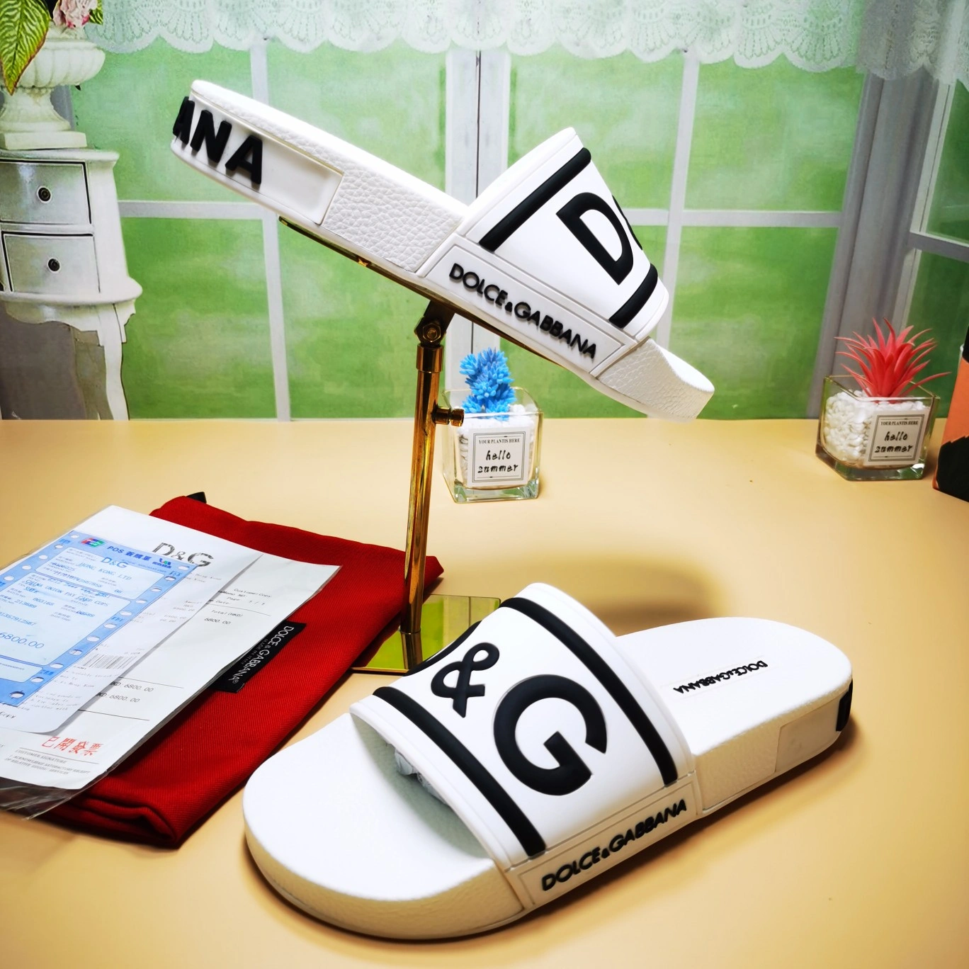 Chic Men Women D*G LOW Slippers 20230814- 5910