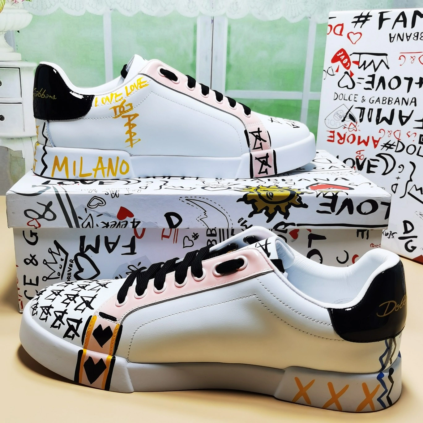 WrinkleFree Men Women D*G LOW Sneaker 20230726- 6055