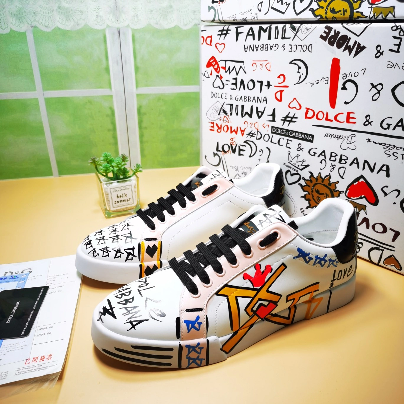 WrinkleFree Men Women D*G LOW Sneaker 20230726- 6055