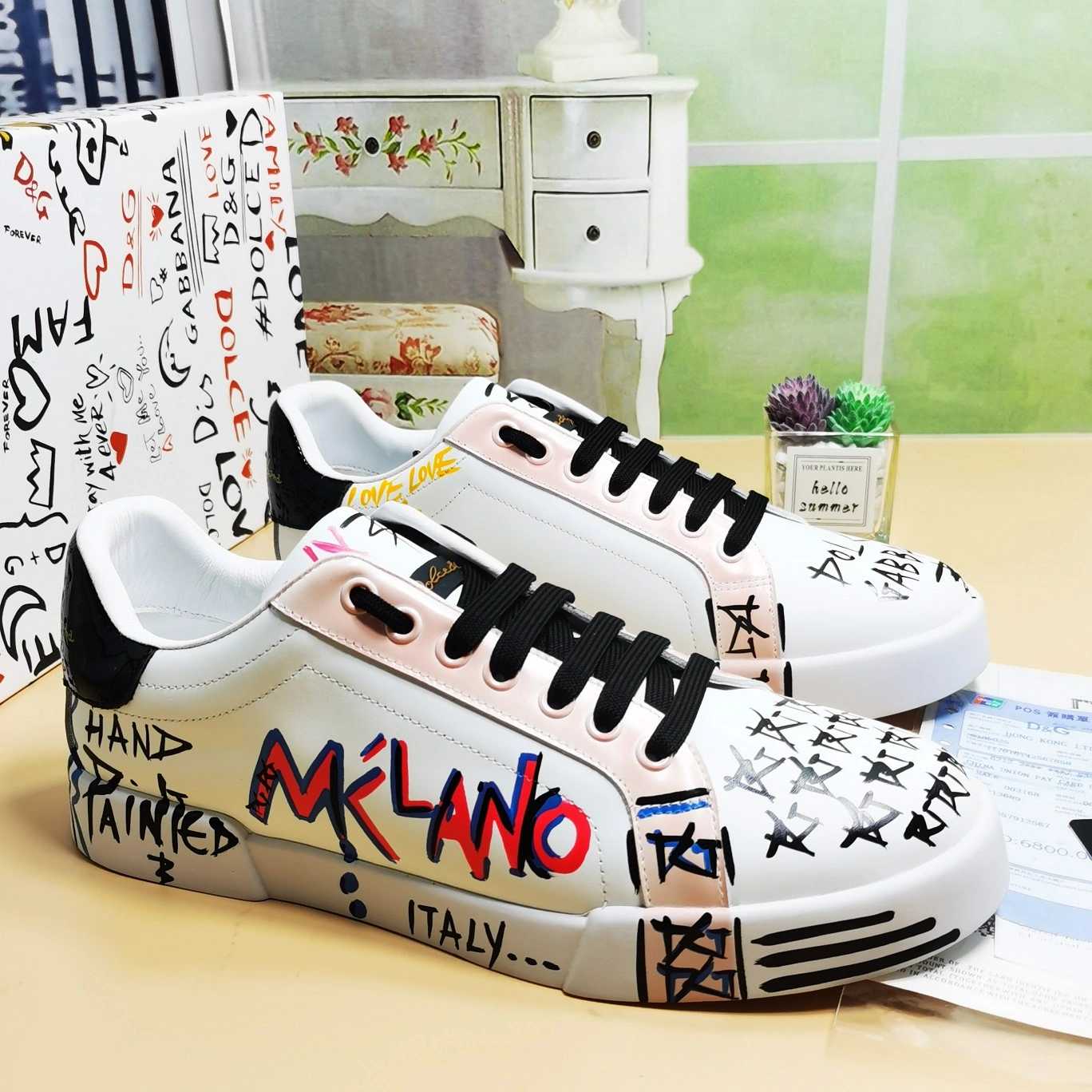 WrinkleFree Men Women D*G LOW Sneaker 20230726- 6055