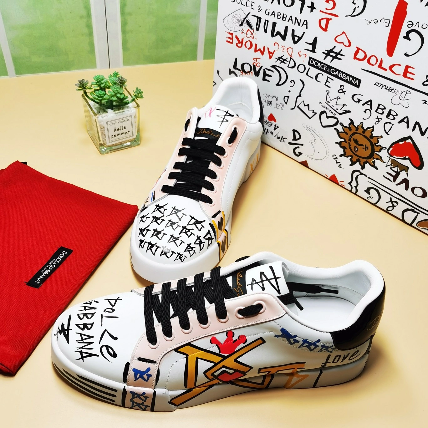 WrinkleFree Men Women D*G LOW Sneaker 20230726- 6055