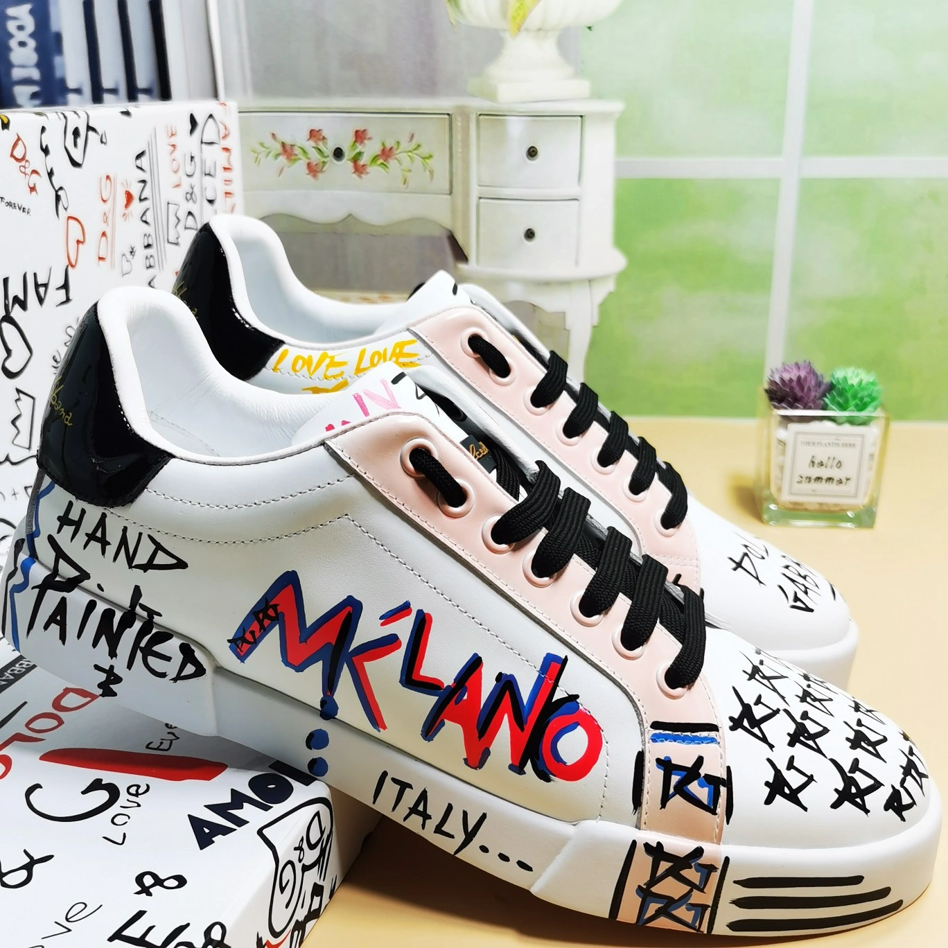 WrinkleFree Men Women D*G LOW Sneaker 20230726- 6055