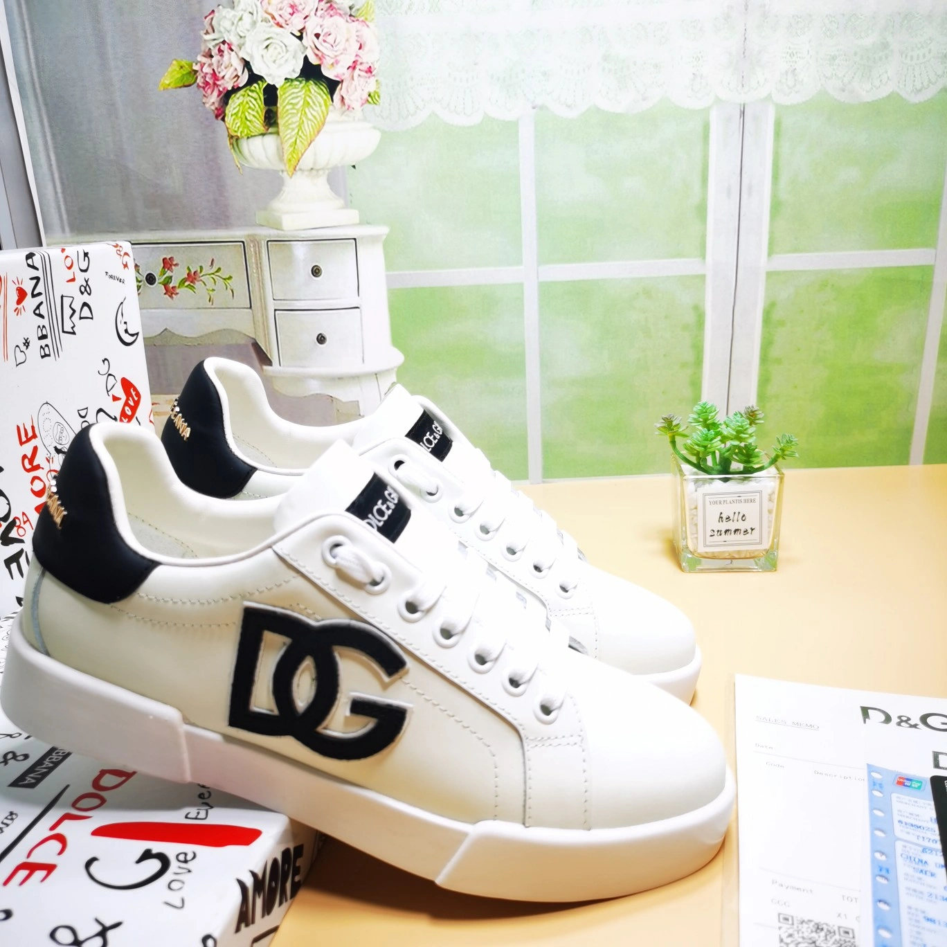 Stretchable Men Women D*G LOW Sneaker 20230726- 6047