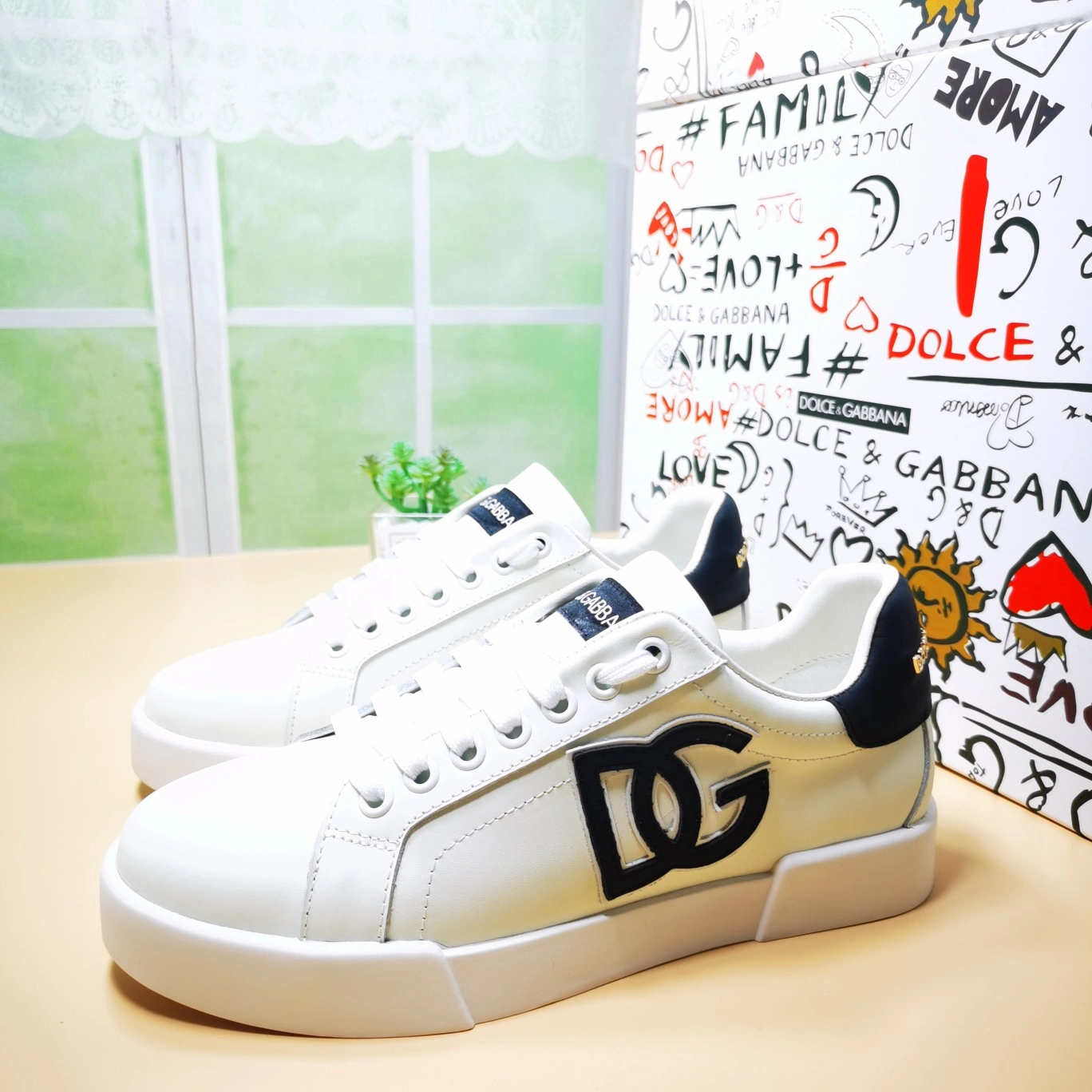 Stretchable Men Women D*G LOW Sneaker 20230726- 6047