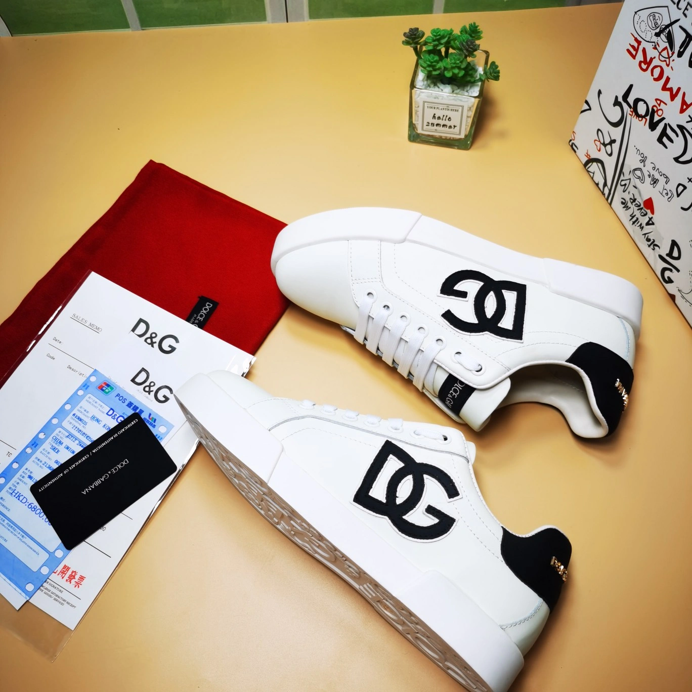 Stretchable Men Women D*G LOW Sneaker 20230726- 6047