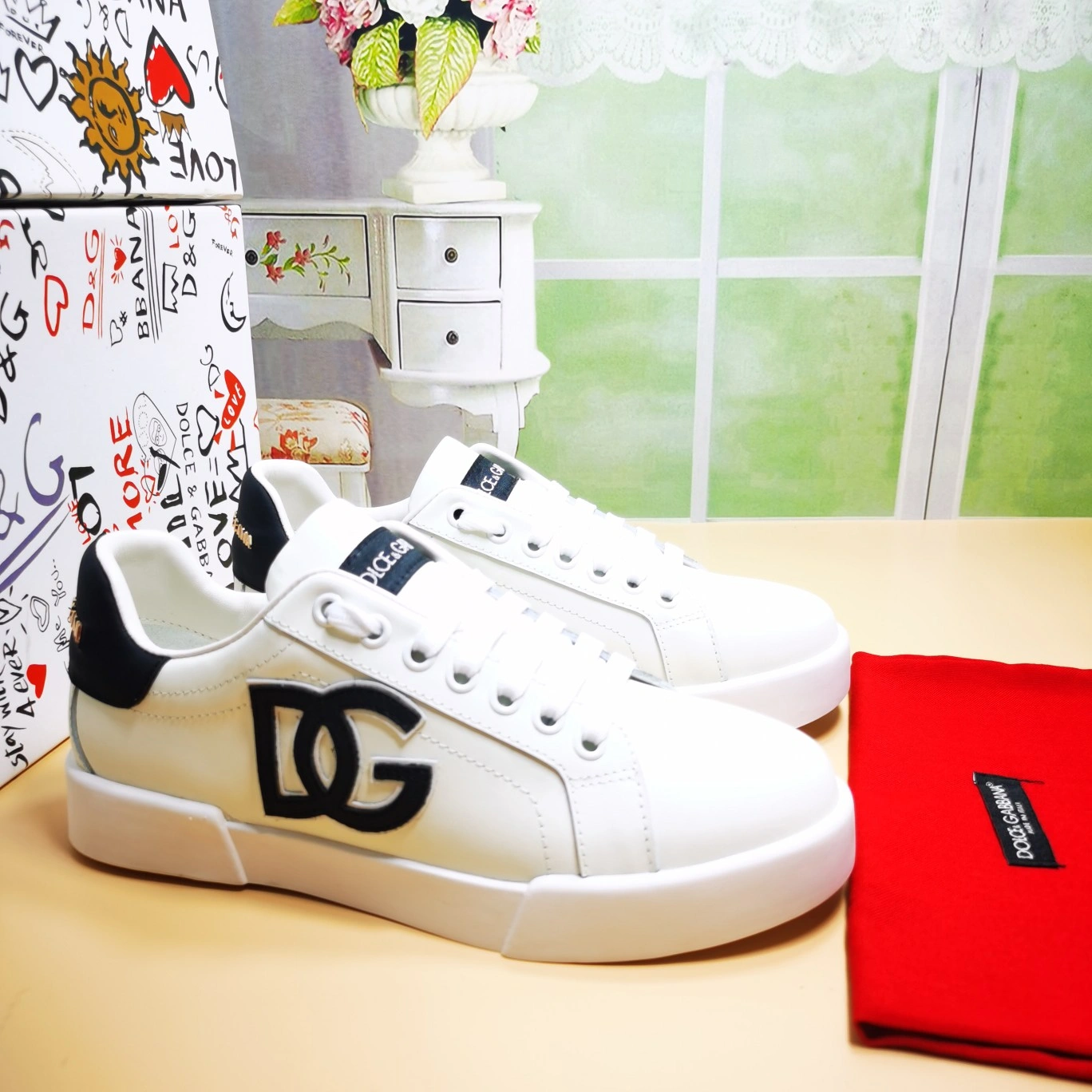 Stretchable Men Women D*G LOW Sneaker 20230726- 6047