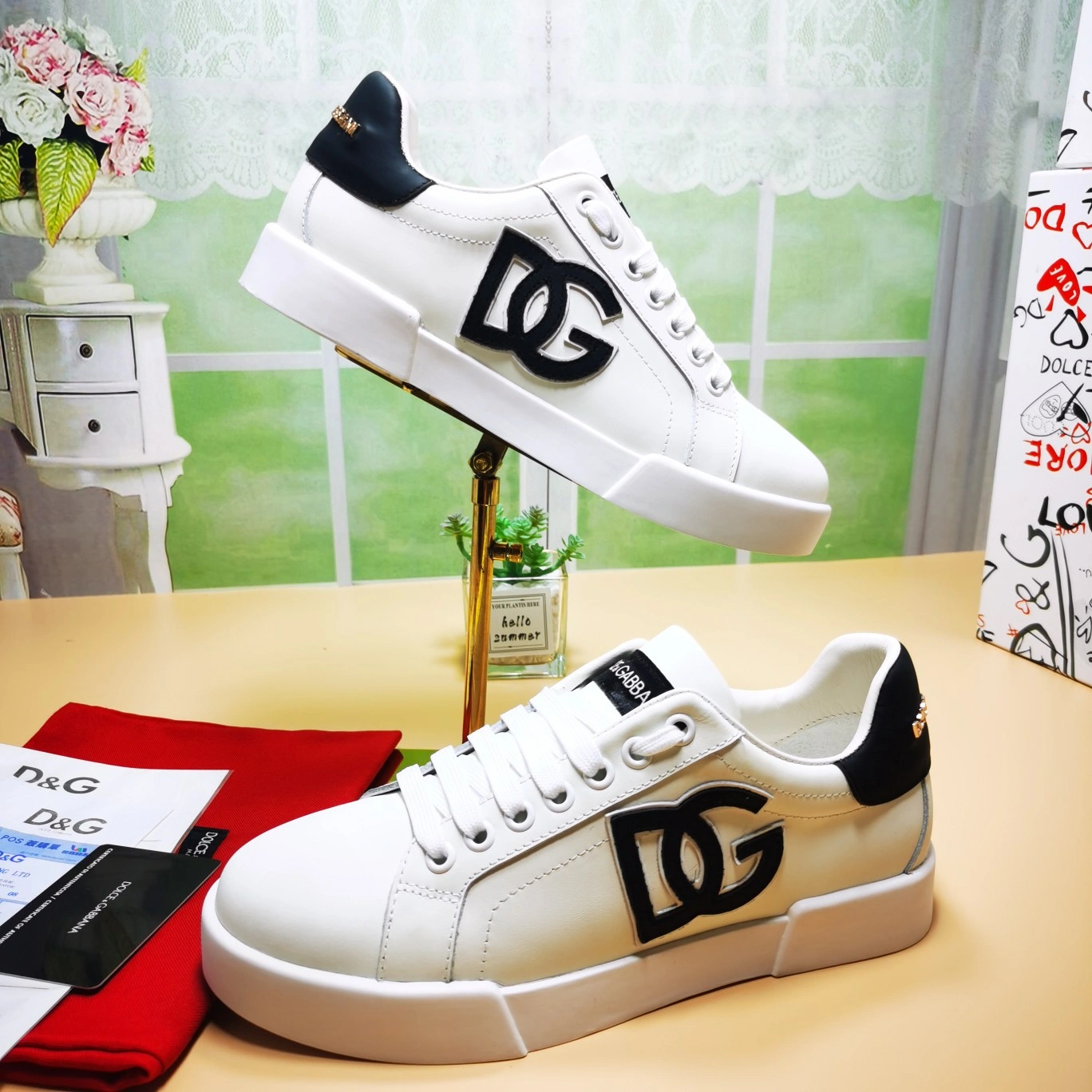 Stretchable Men Women D*G LOW Sneaker 20230726- 6047