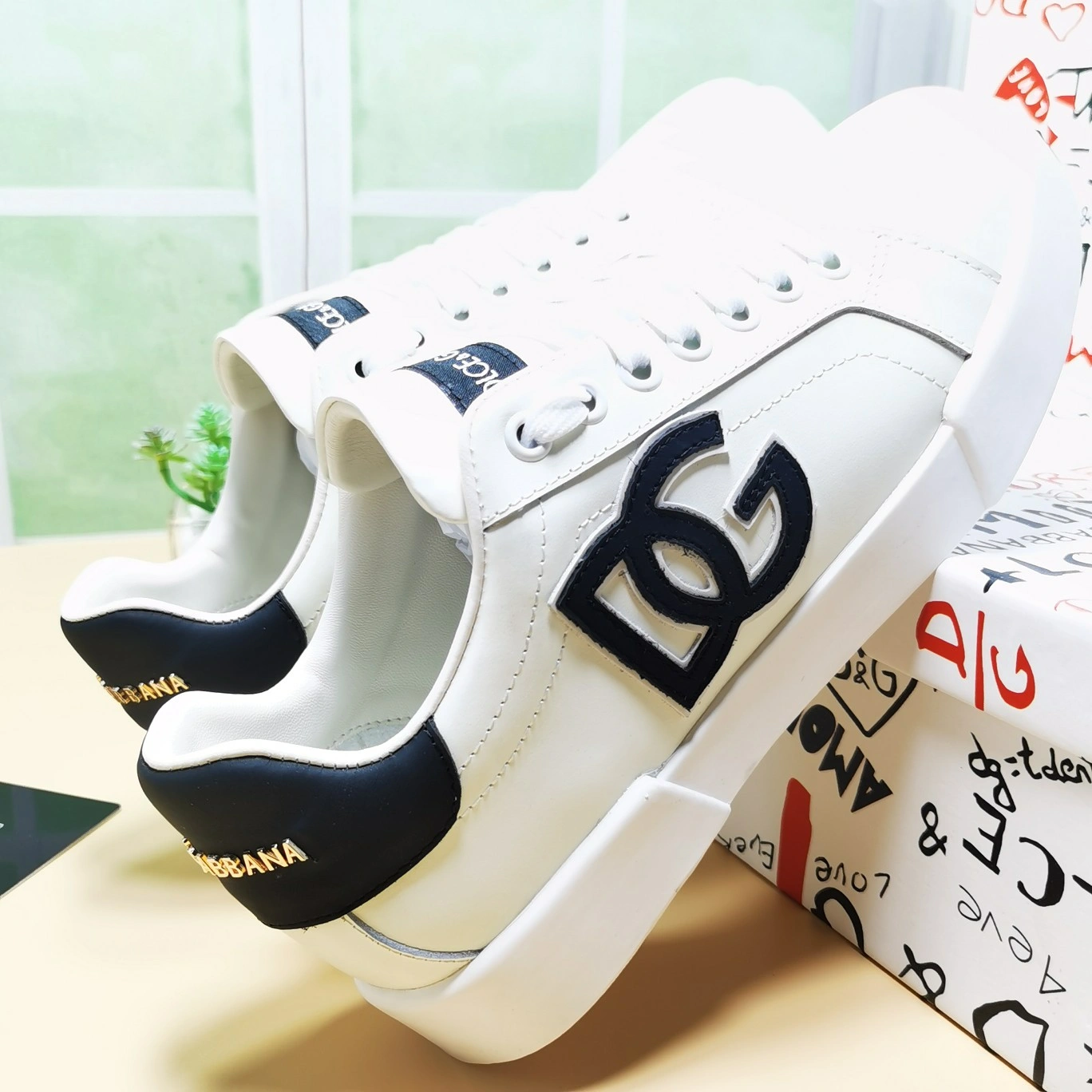 Stretchable Men Women D*G LOW Sneaker 20230726- 6047