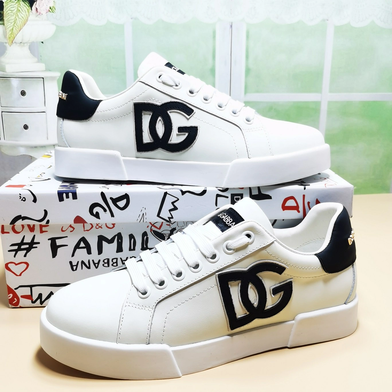 Stretchable Men Women D*G LOW Sneaker 20230726- 6047