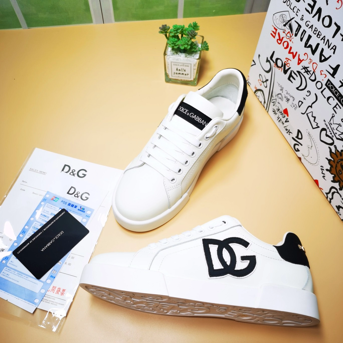 Stretchable Men Women D*G LOW Sneaker 20230726- 6047