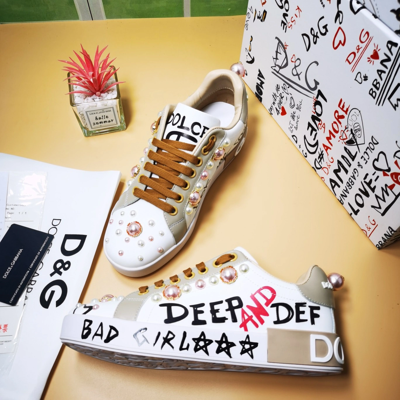 Affordable Men Women D*G LOW Sneaker 20230726- 6040