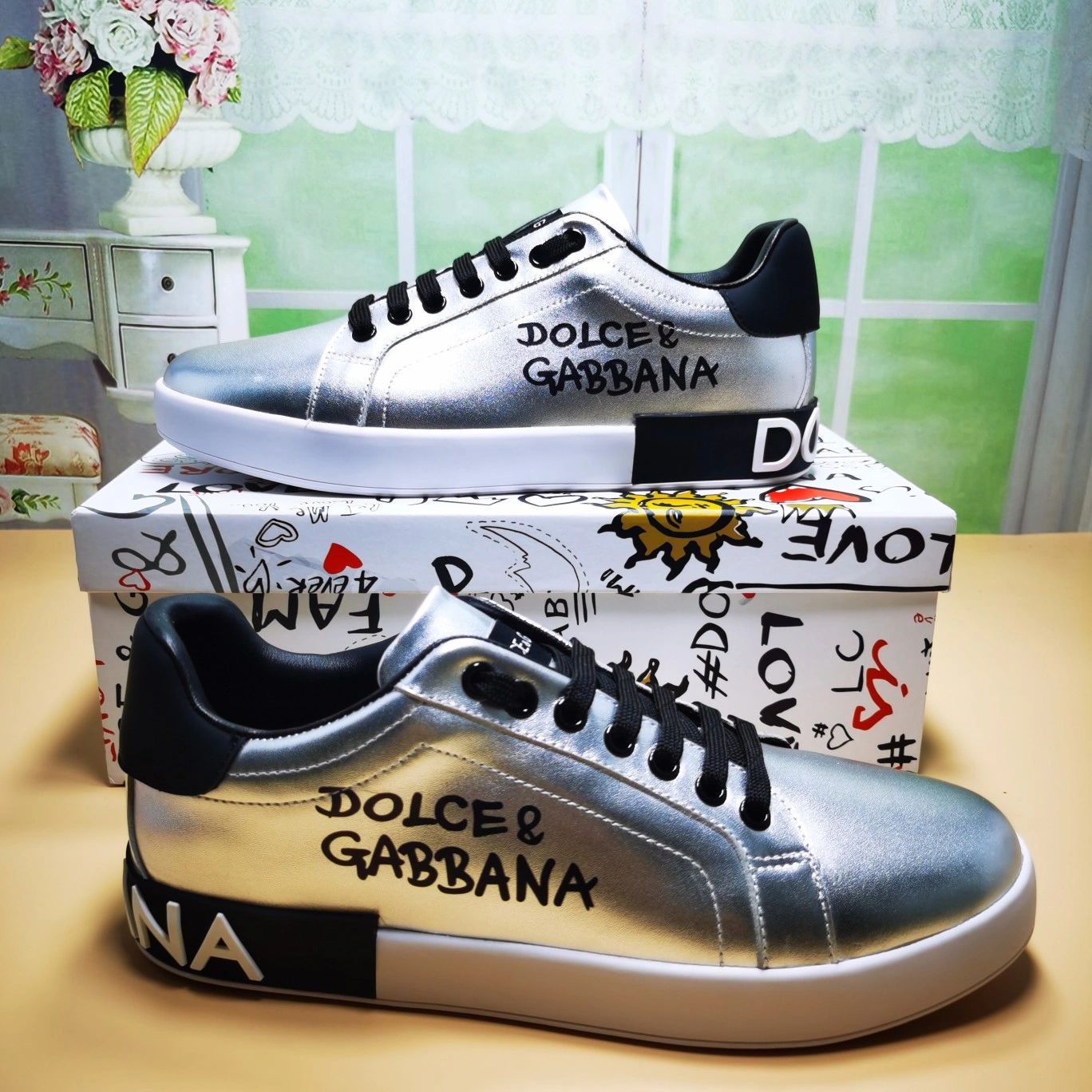 EyeCatching Men Women D*G LOW Sneaker 20230726- 6031