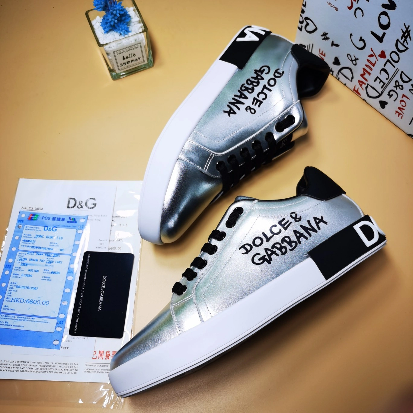 EyeCatching Men Women D*G LOW Sneaker 20230726- 6031