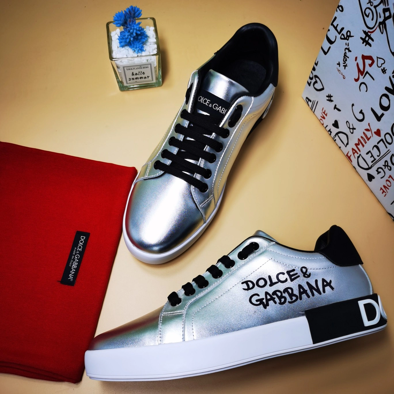 EyeCatching Men Women D*G LOW Sneaker 20230726- 6031