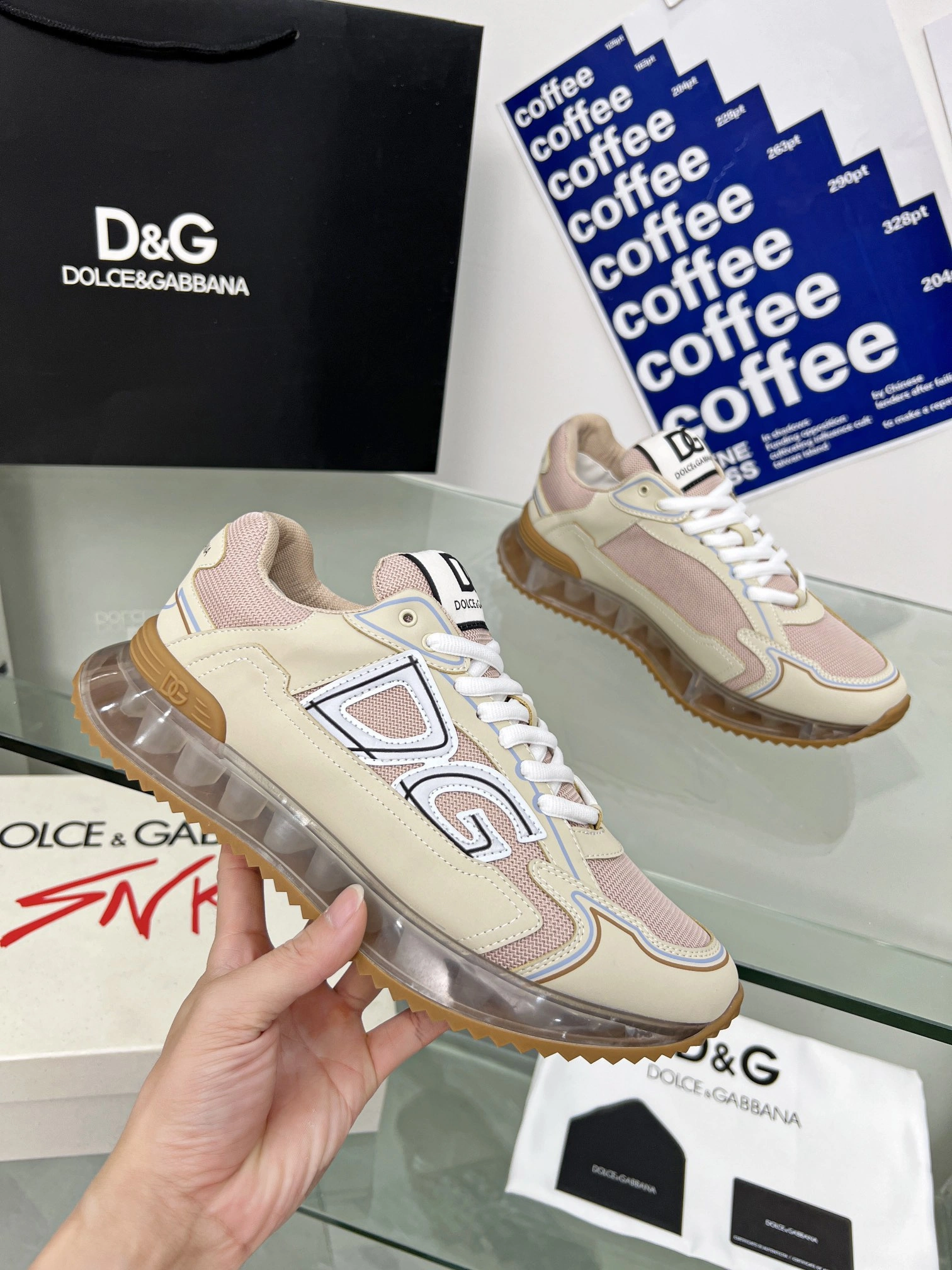 Men Women D*G LOW Sneaker 20230814- Stretchable 5908