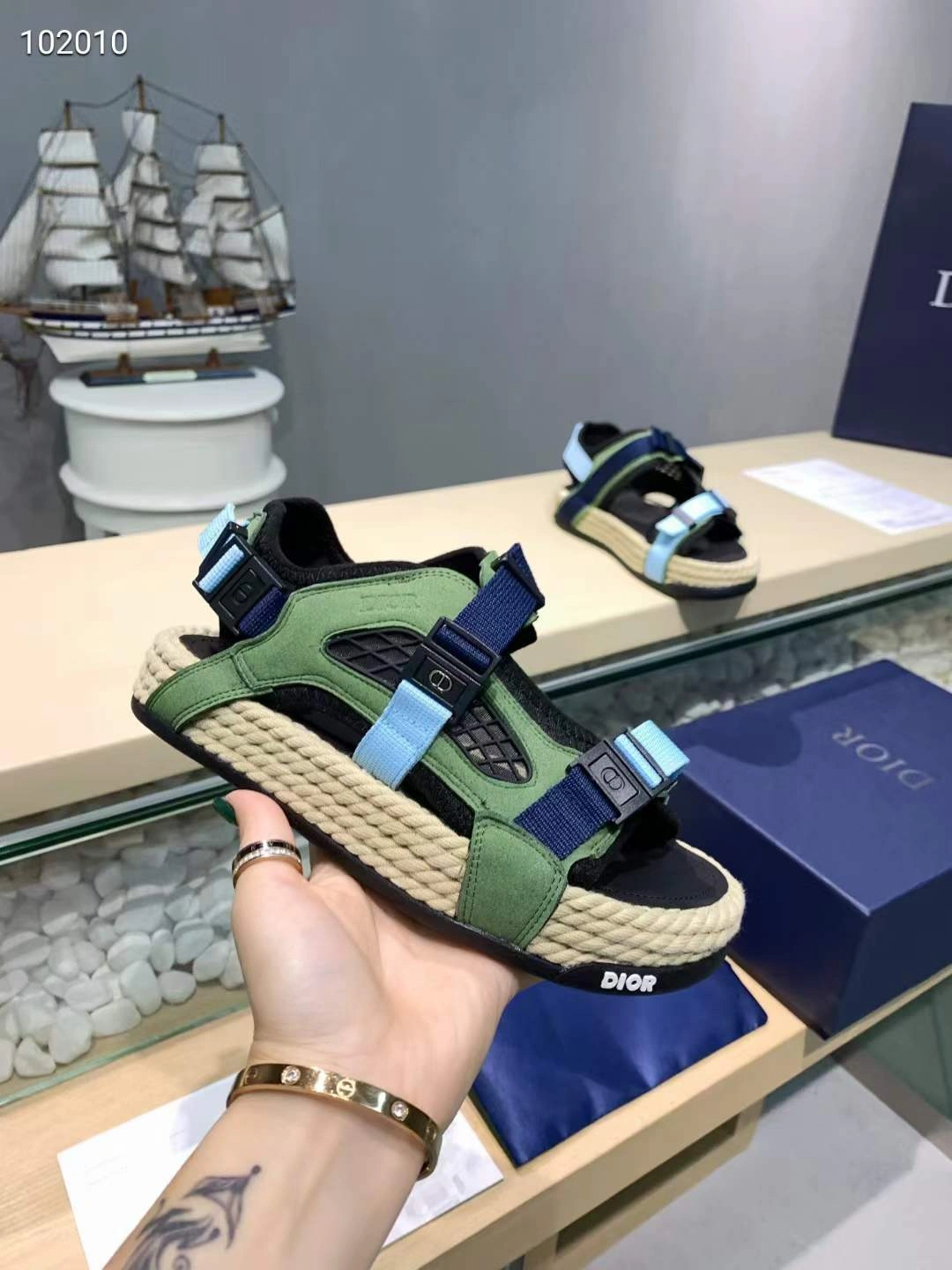 Men Women D*ior Top Sandals SoftTouch 5813