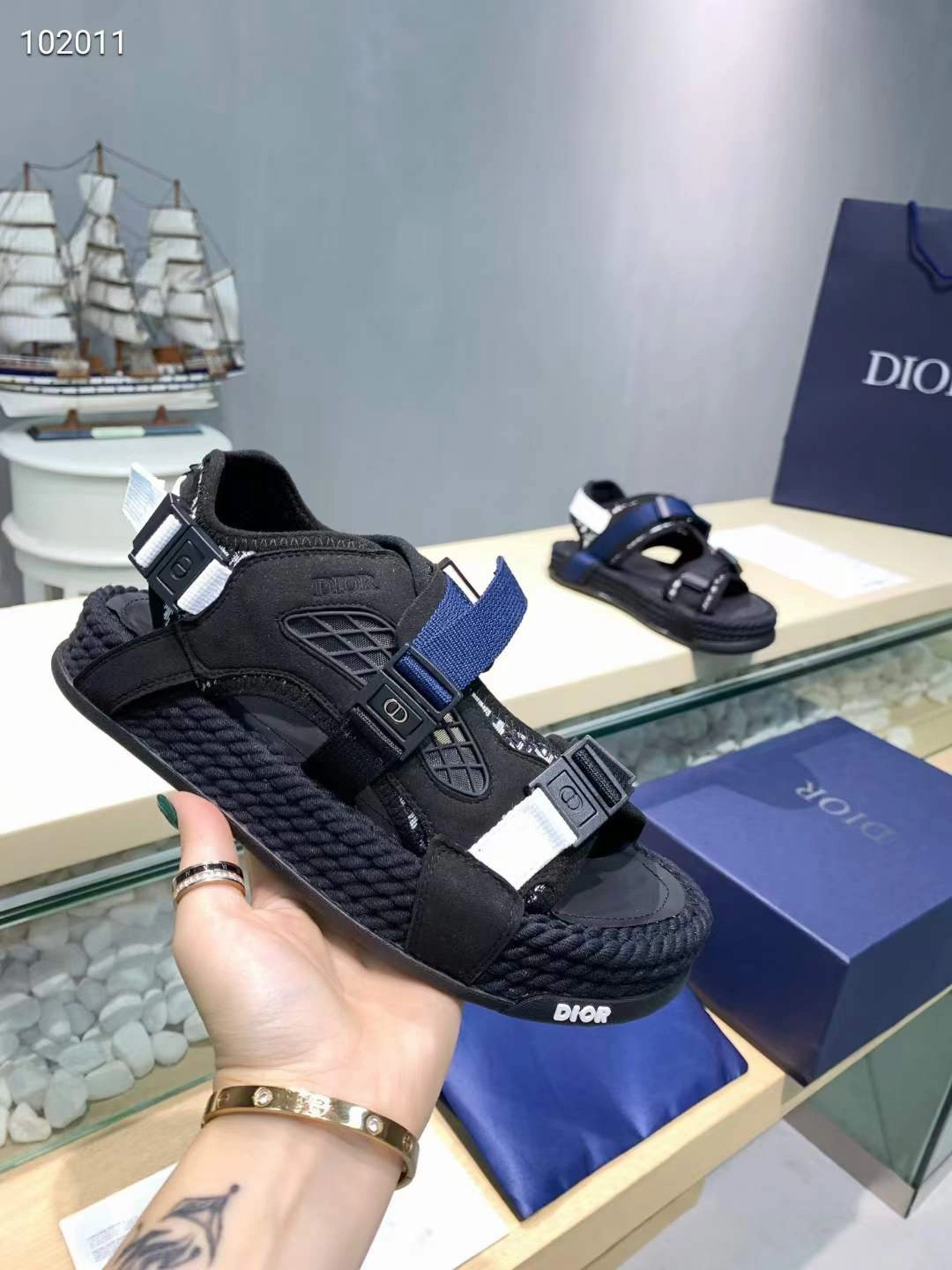 Men Women D*ior Top Sandals SoftTouch 5813