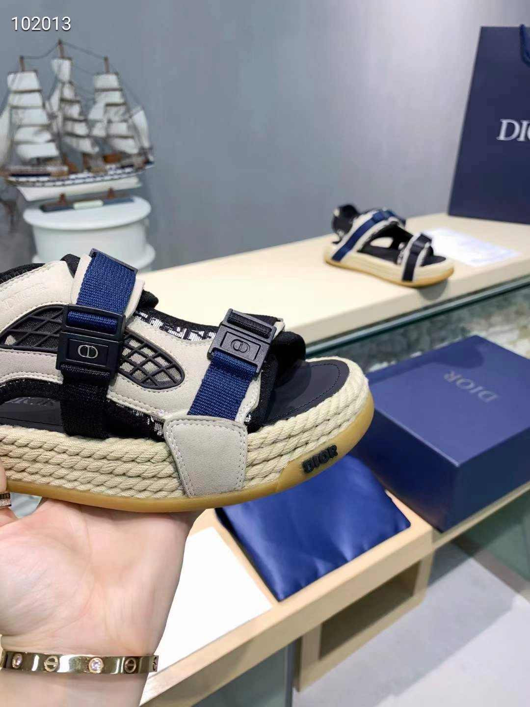 Men Women D*ior Top Sandals SoftTouch 5813