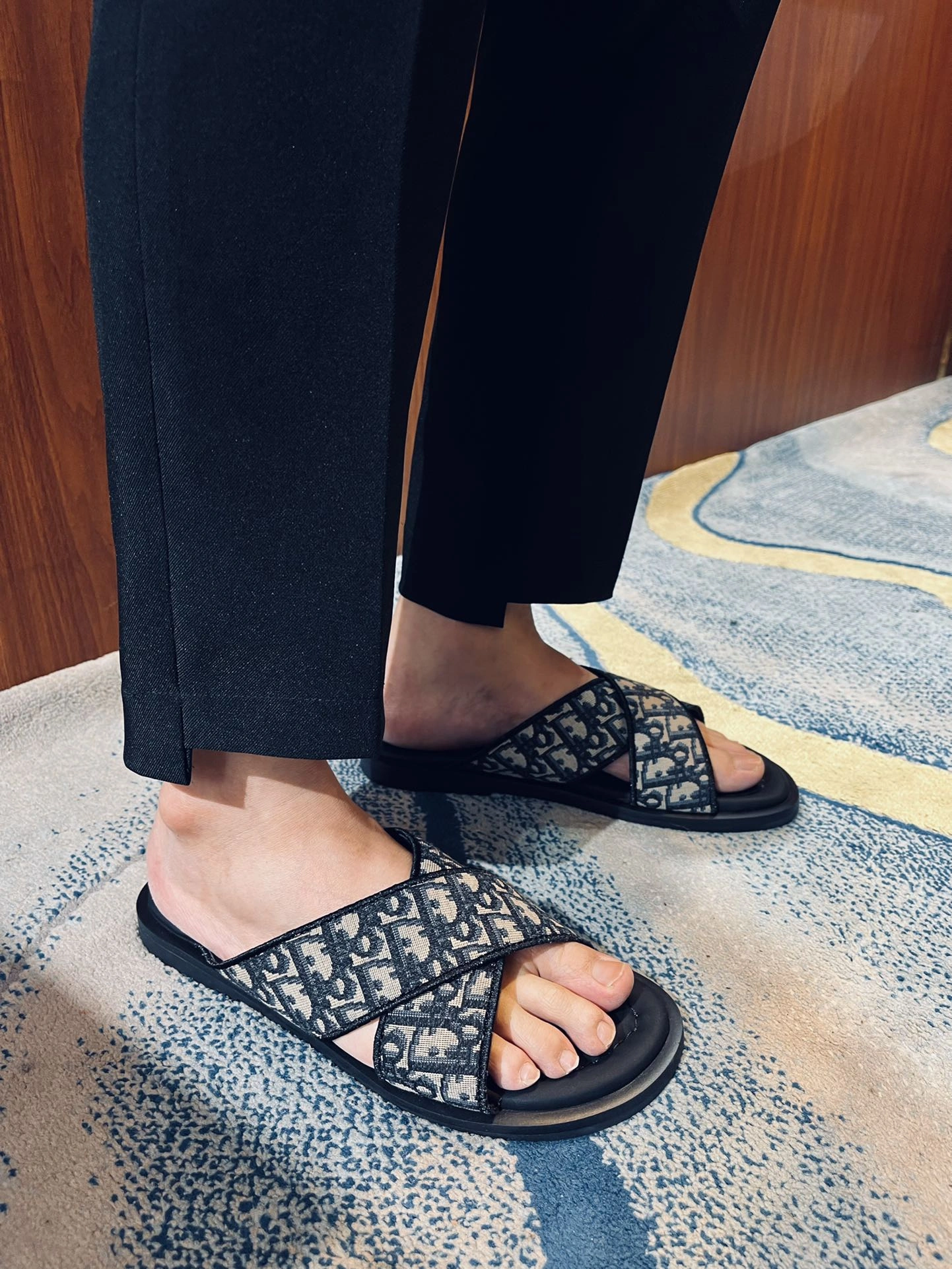 OdorResistant Men Women D*ior Top Slippers Alias RR 20230606 - 5703
