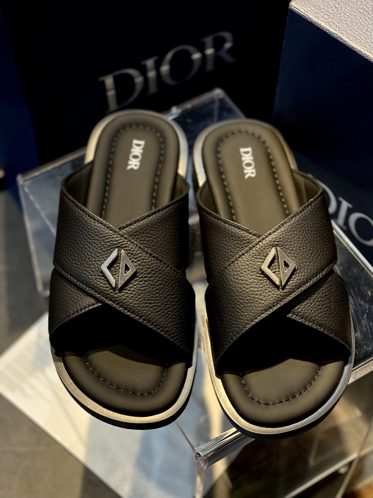 Packable Men Women D*ior Top Slippers Alias RR 20230606 - 5701