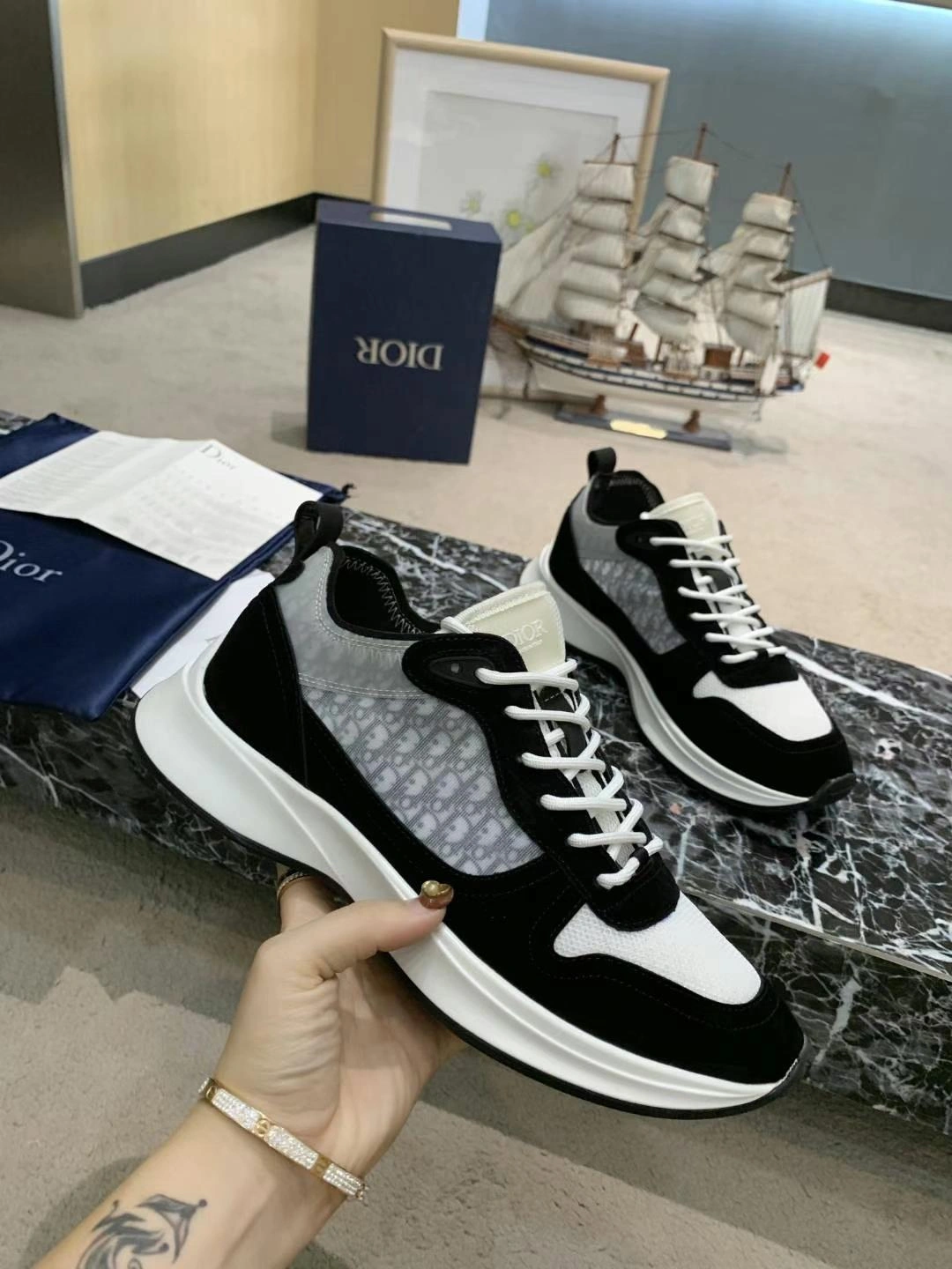 Unisex Men Women D*ior Top Sneaker 5856