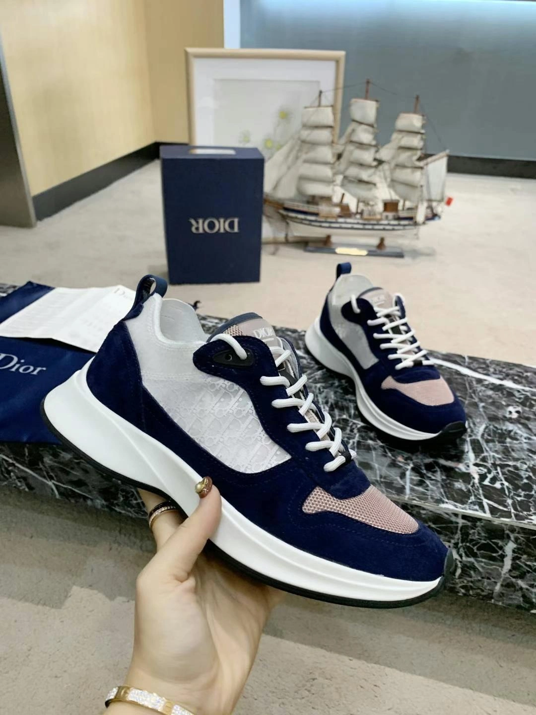 Unisex Men Women D*ior Top Sneaker 5856