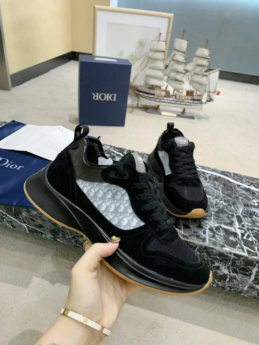 Unisex Men Women D*ior Top Sneaker 5856