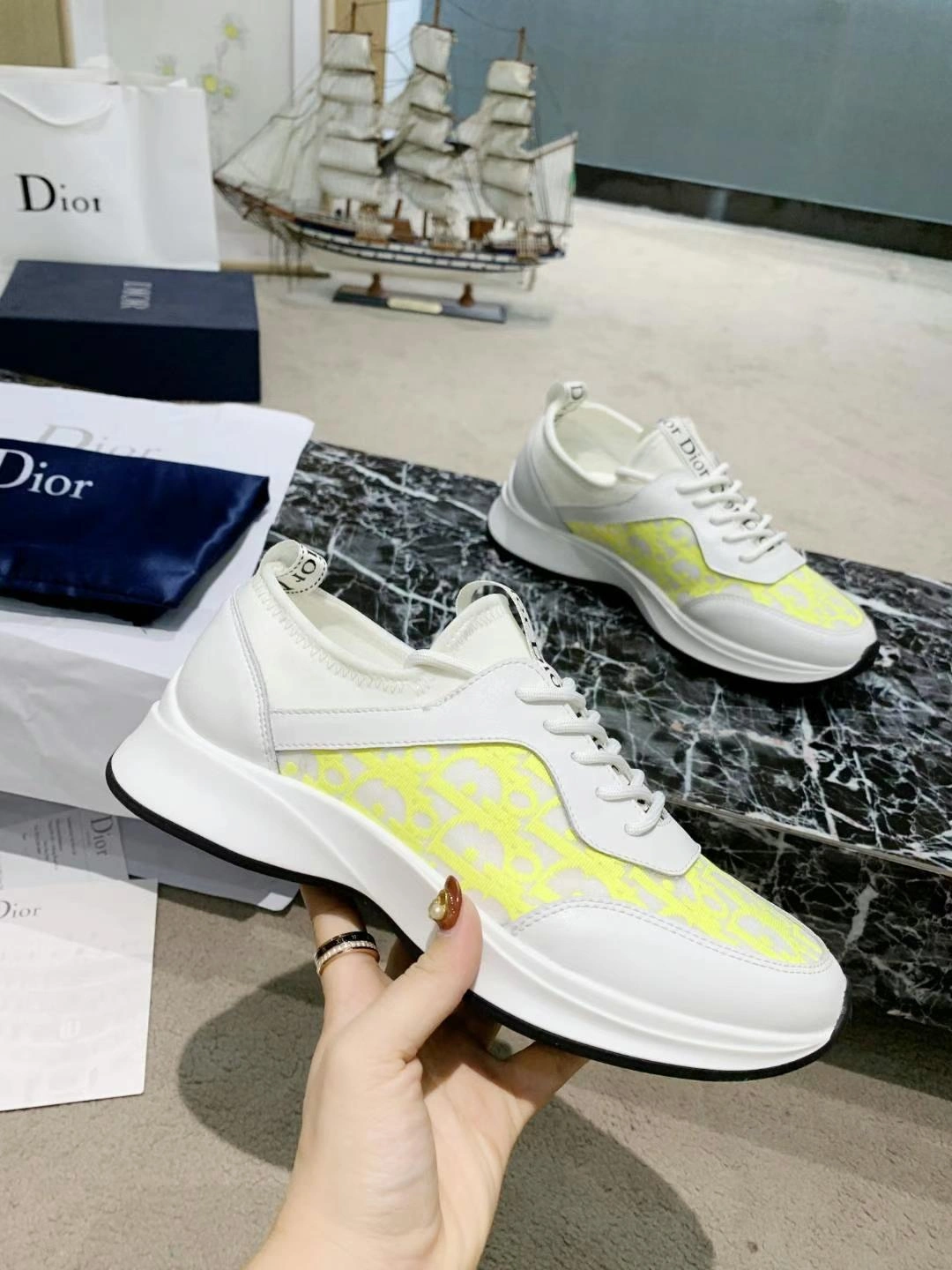 Unisex Men Women D*ior Top Sneaker 5856