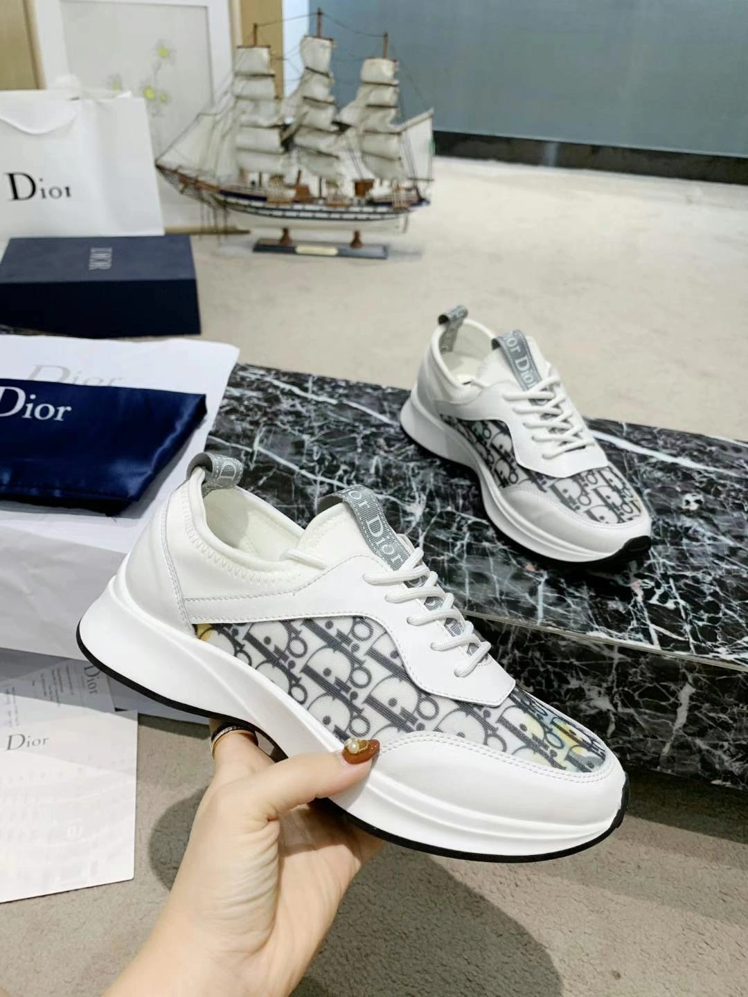 Unisex Men Women D*ior Top Sneaker 5856