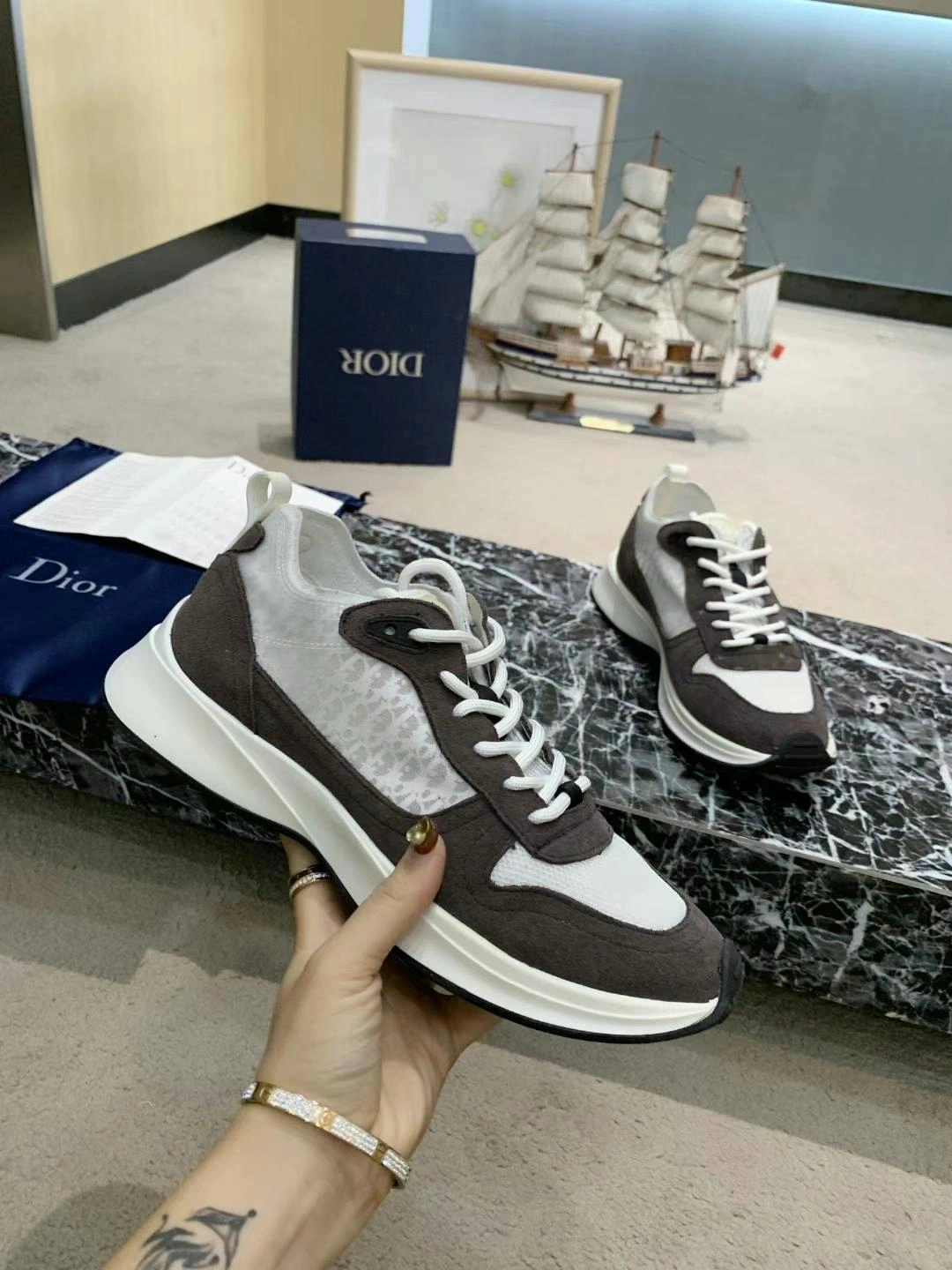 Unisex Men Women D*ior Top Sneaker 5856