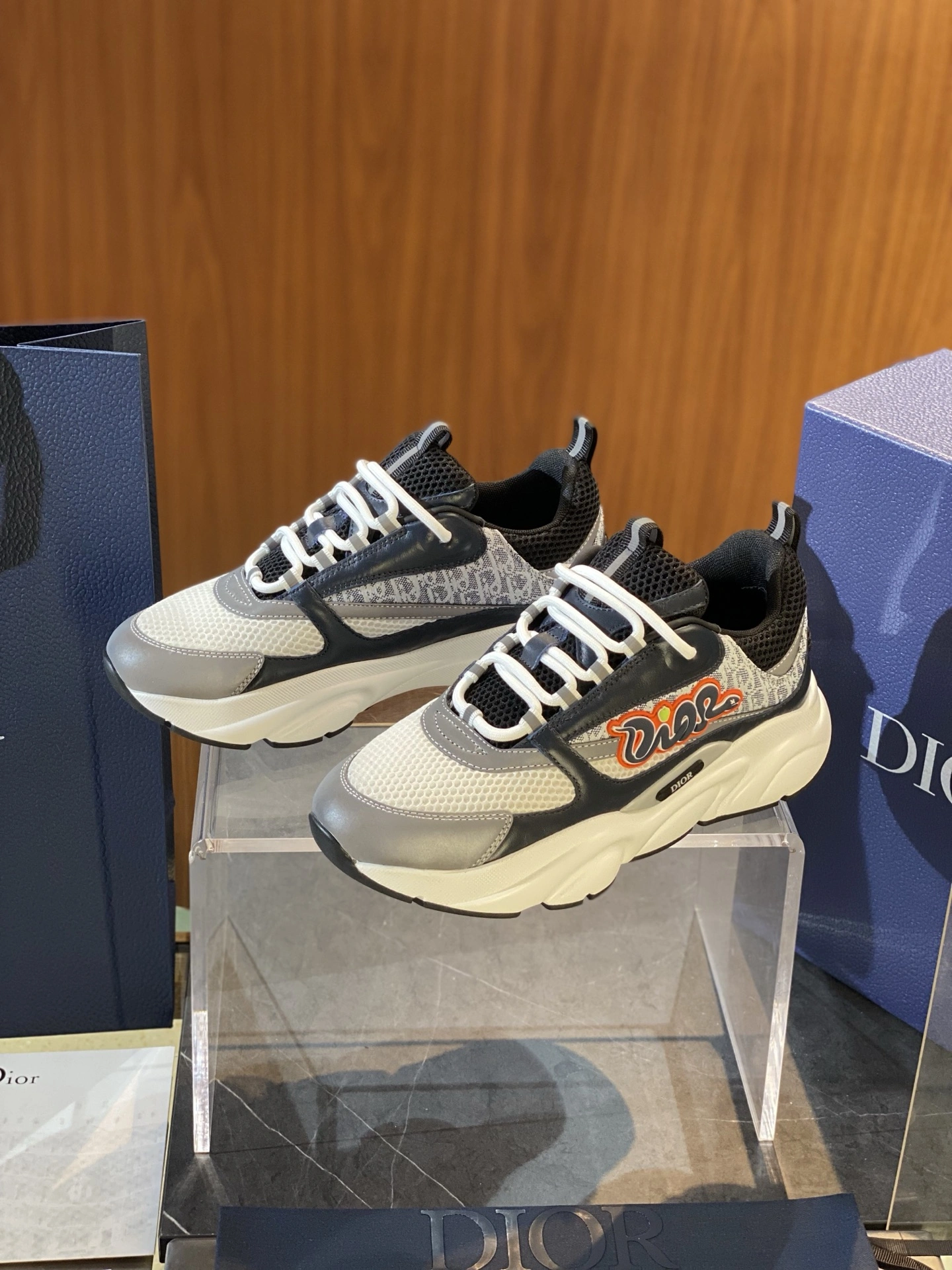 ZeroBulk Men Women D*ior Top Sneakers B22 RR 20250228- 5634