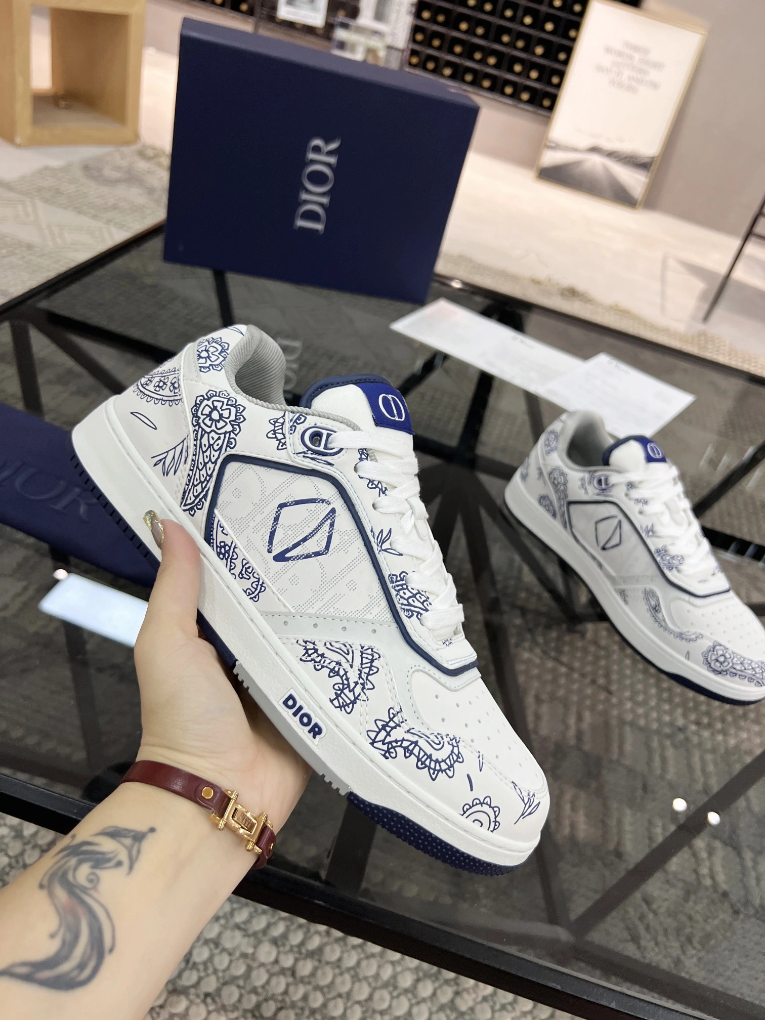 Men Women D*ior Top Sneakers B27 CP 20230531 - FastDry 5711