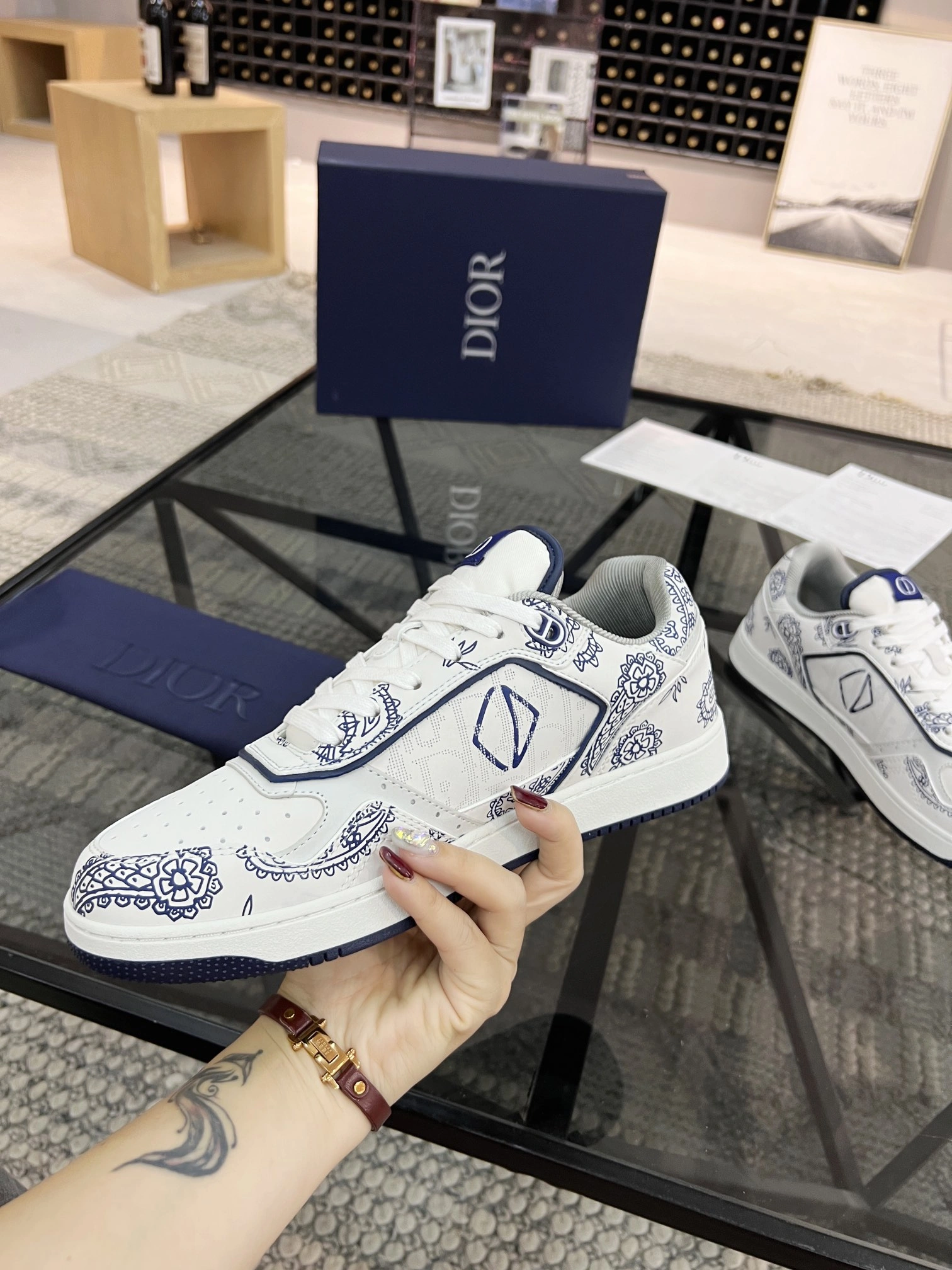 HighPerformance Men Women D*ior Top Sneakers B27 CP 20230531 - 5708
