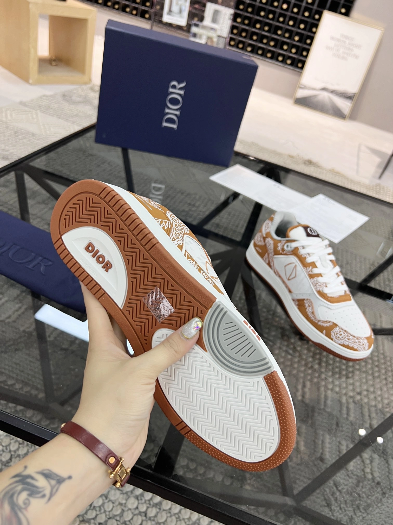 Men Women D*ior Top Sneakers B27 CP 20230531 - TopPick 5707