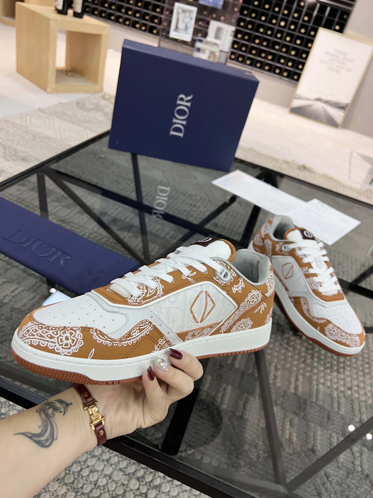 Men Women D*ior Top Sneakers B27 CP 20230531 - TopPick 5707