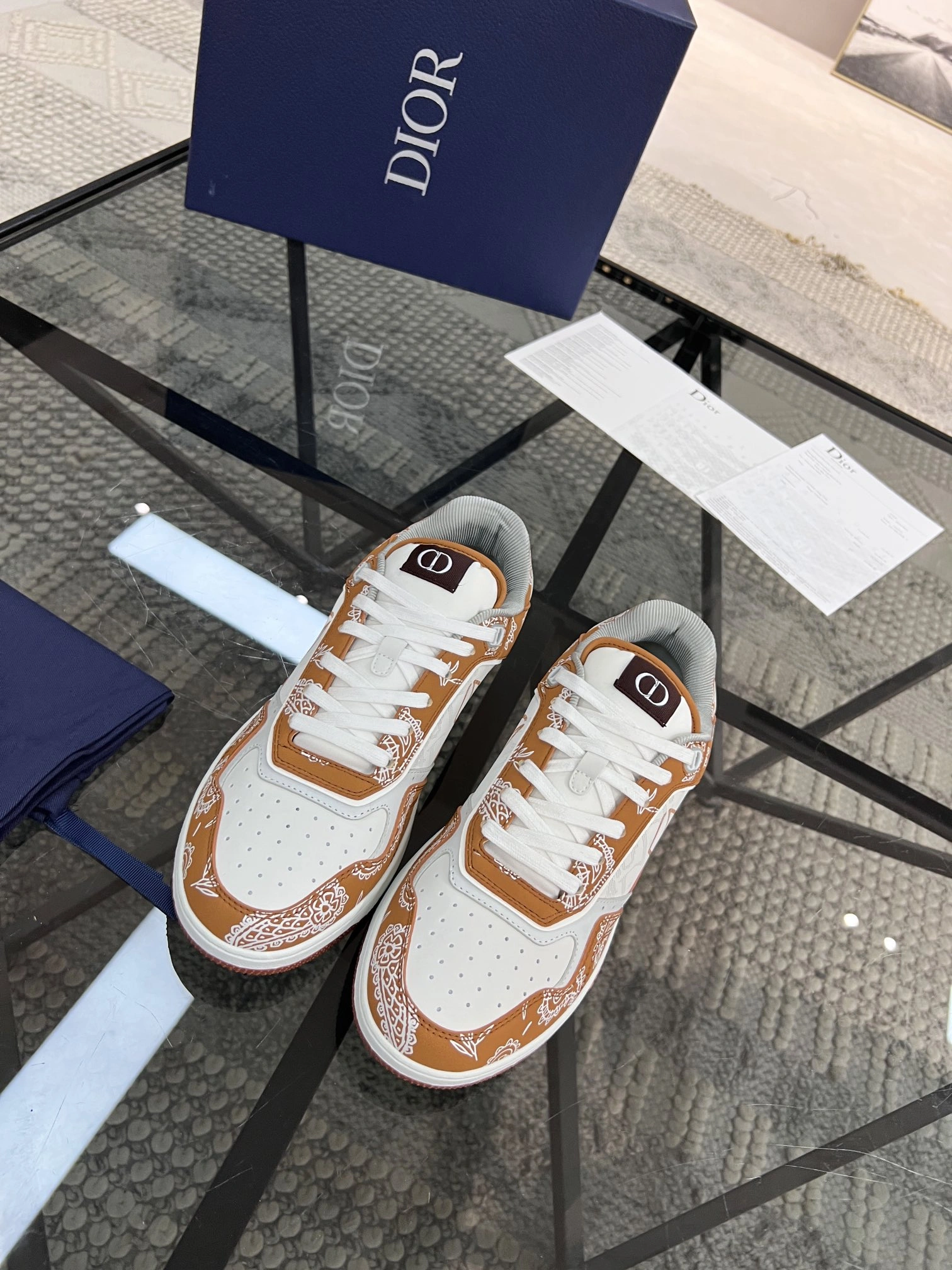 Men Women D*ior Top Sneakers B27 CP 20230531 - TopPick 5707