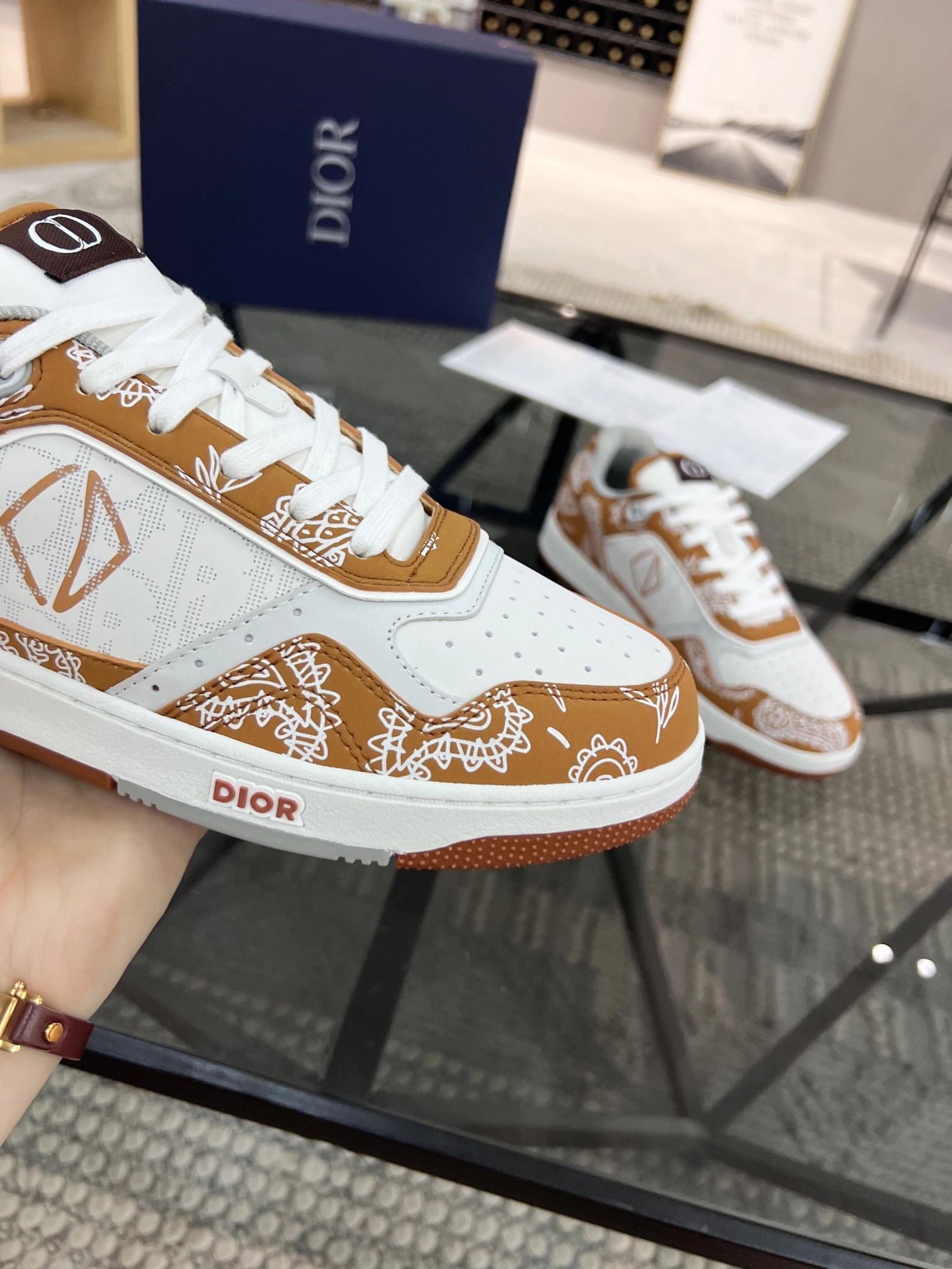 Men Women D*ior Top Sneakers B27 CP 20230531 - TopPick 5707