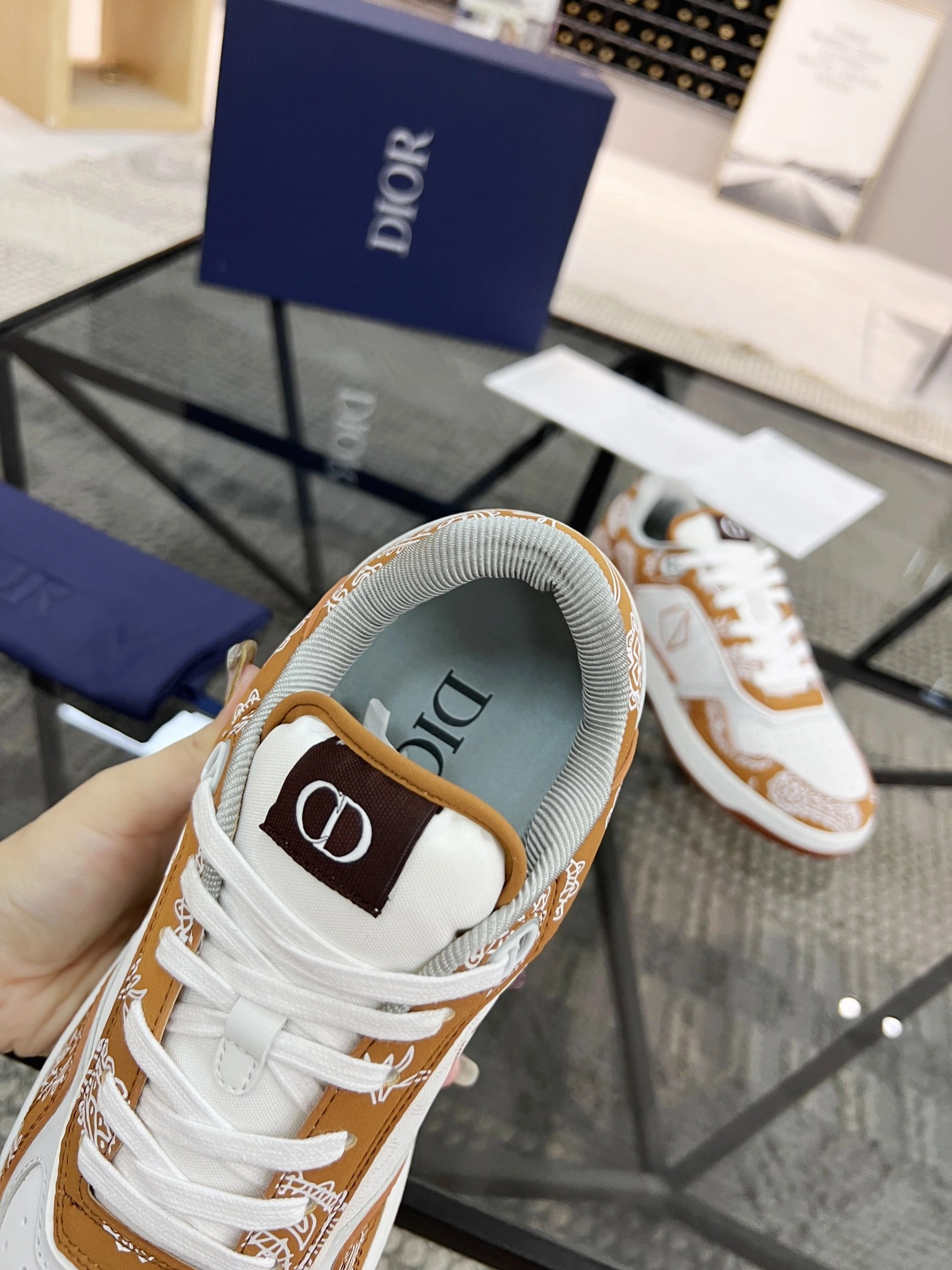 Men Women D*ior Top Sneakers B27 CP 20230531 - TopPick 5707
