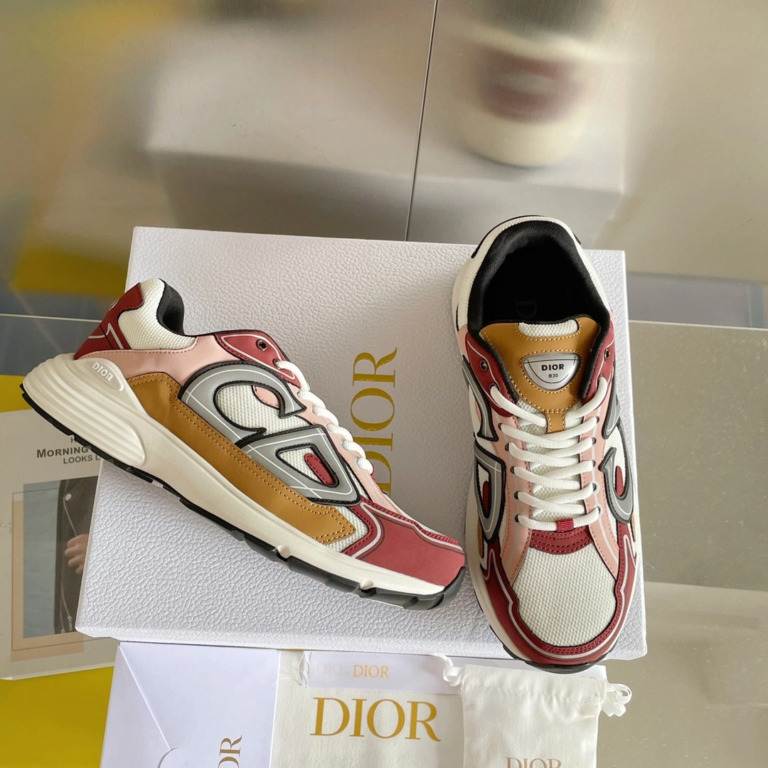 Men Women D*ior Top Sneakers B30 CP 20230526 - ZipUp 5716