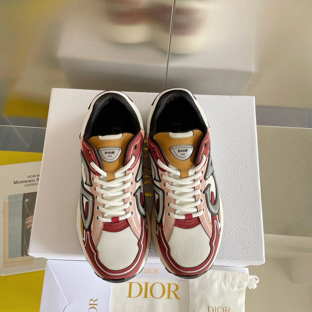 Men Women D*ior Top Sneakers B30 CP 20230526 - ZipUp 5716